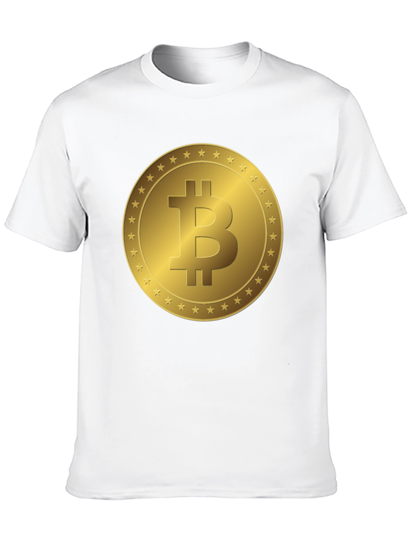 Bitcoin T-Shirt - Gold Coin Design