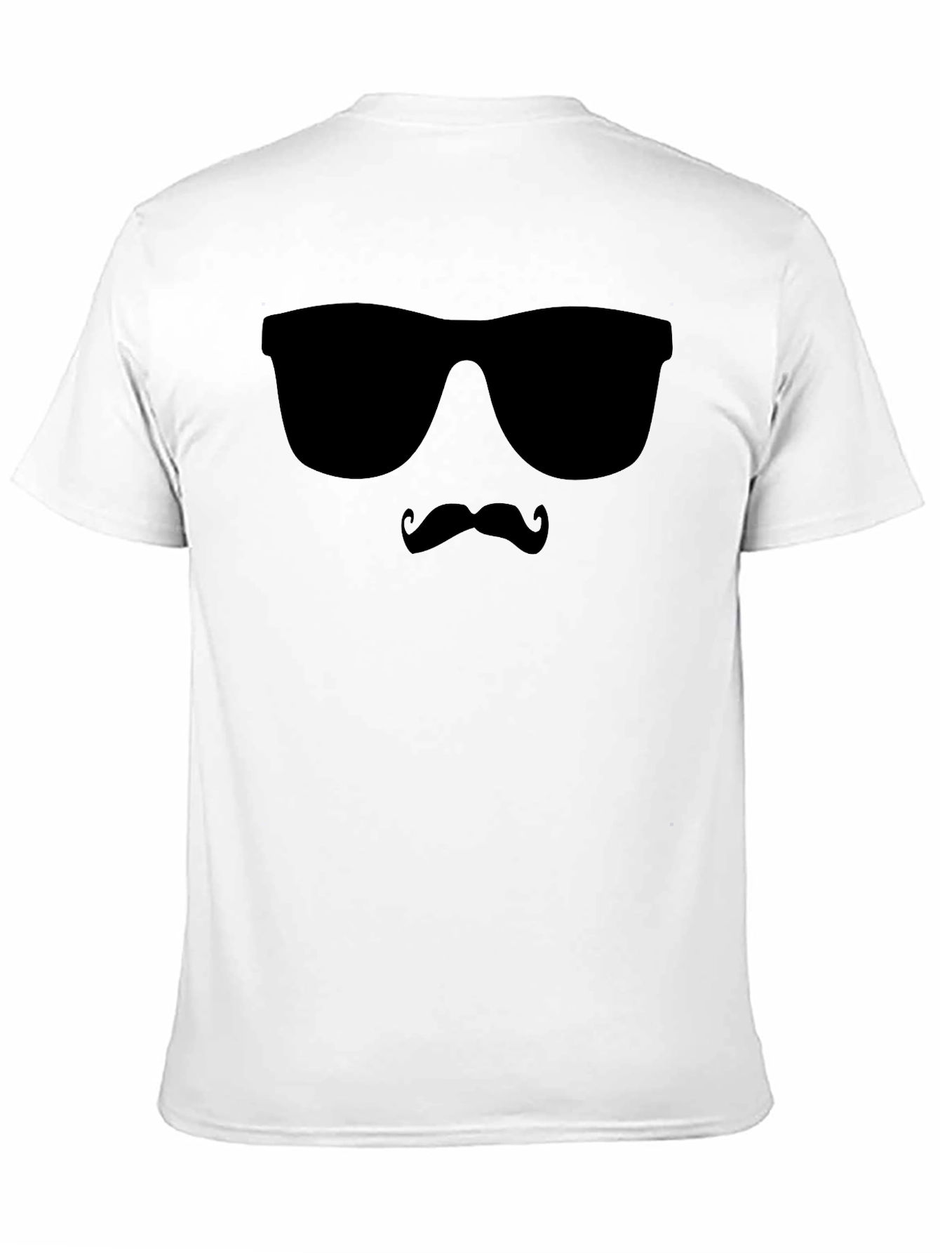Cool Shades Mustache Graphic Tee - Black T-Shirt