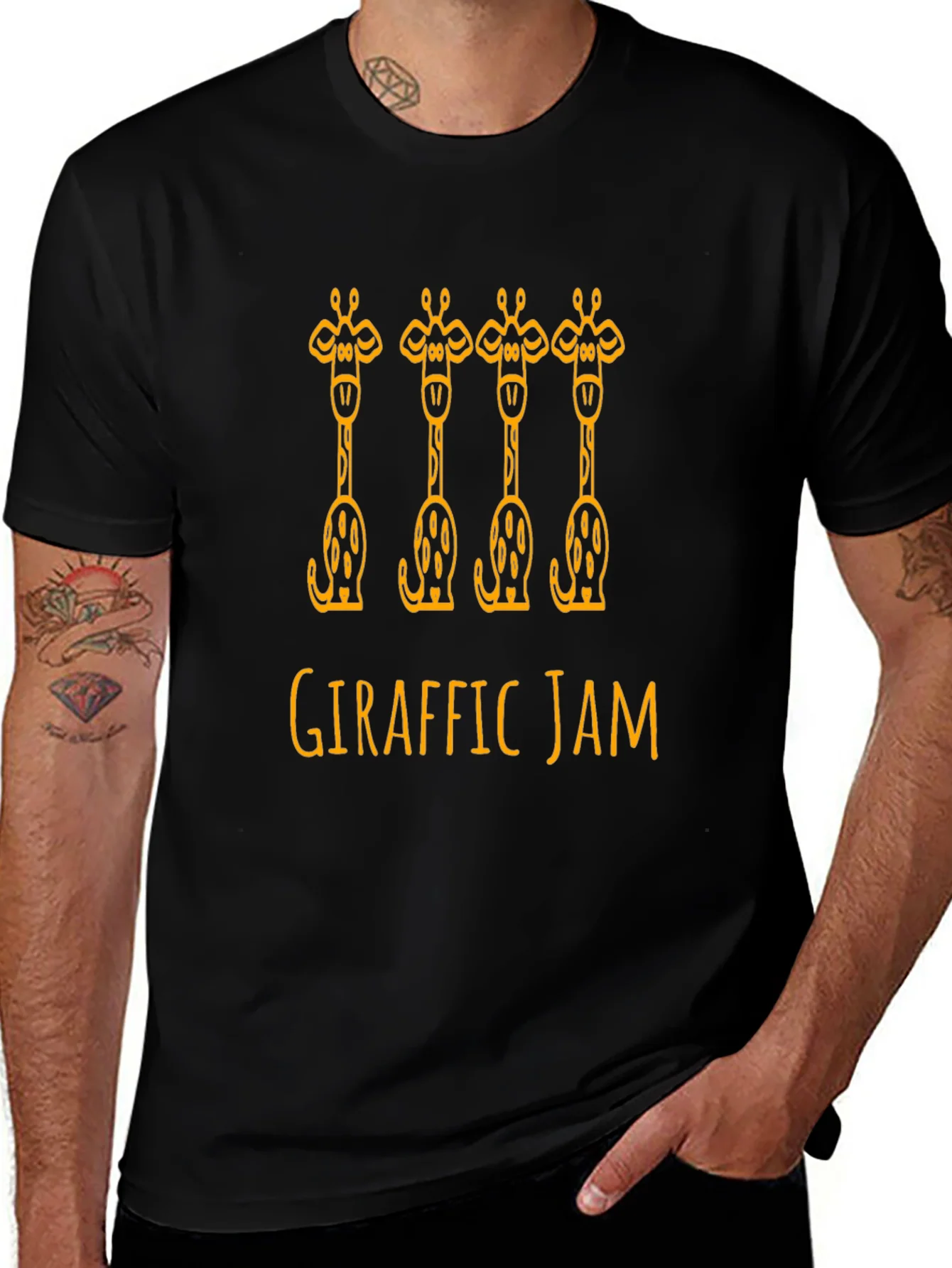 Giraffric Jam Graphic T-Shirt