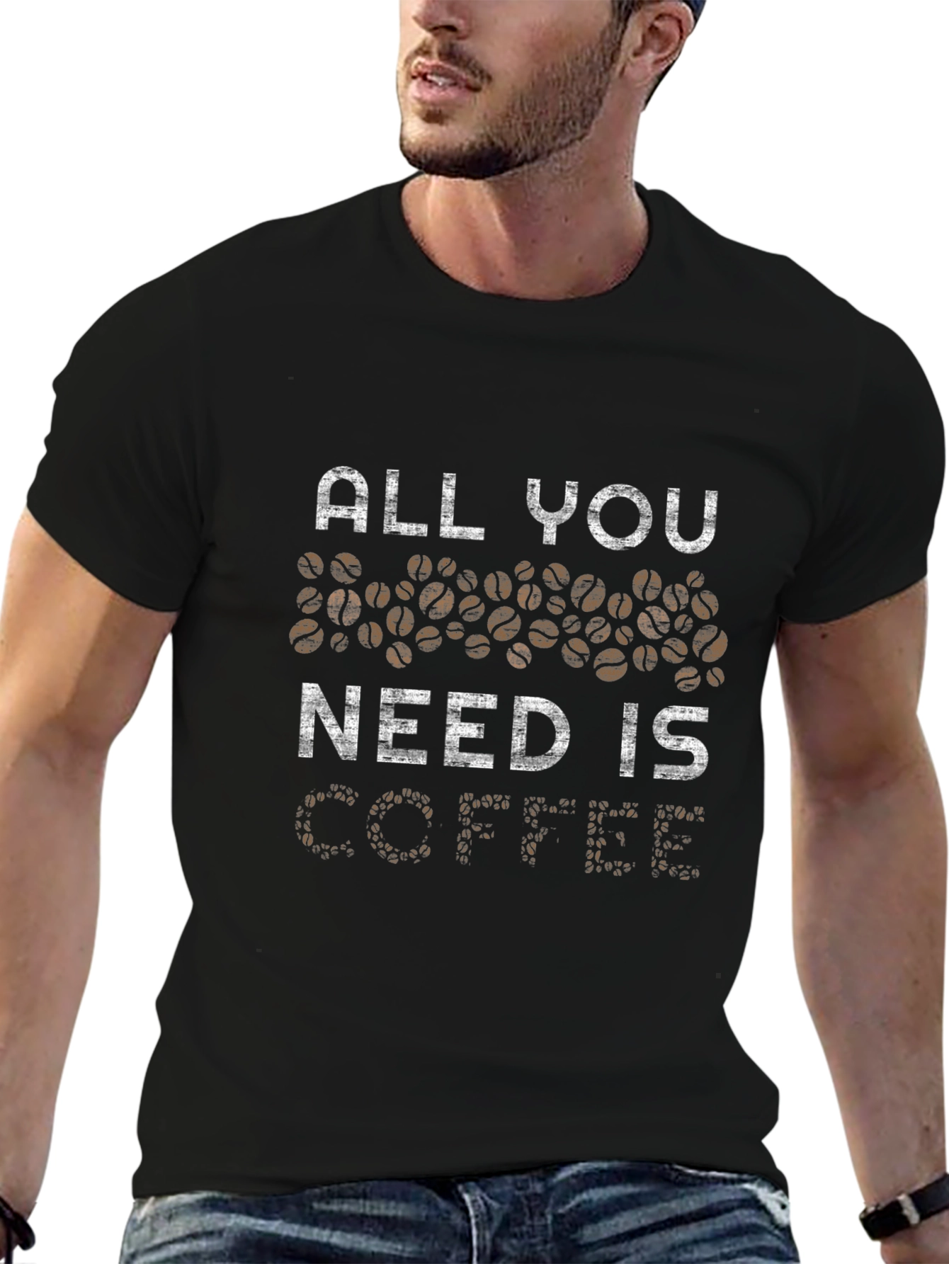 All You Need is Coffee T-Shirt - Black
