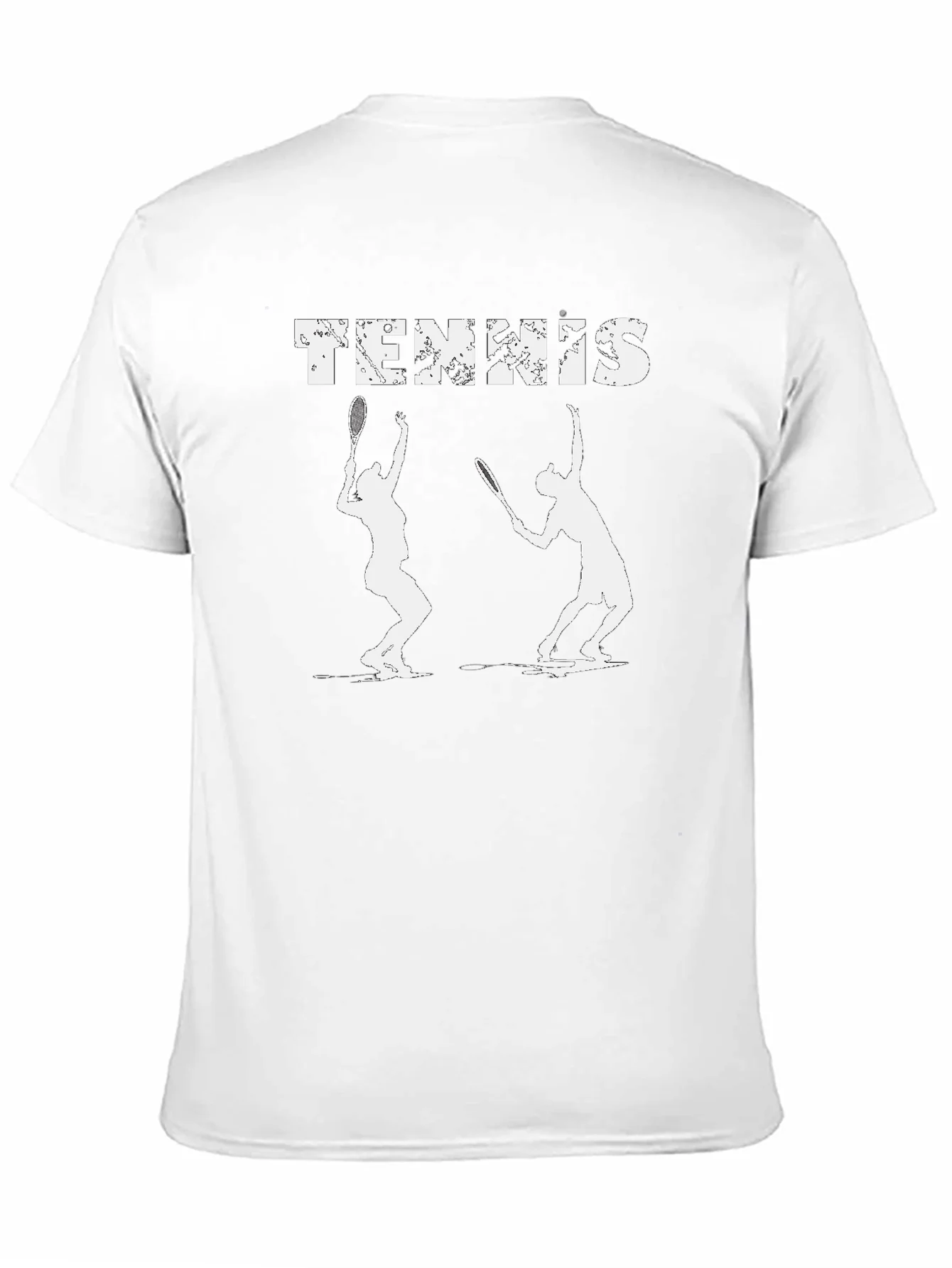 Tennis Silhouette Graphic T-Shirt