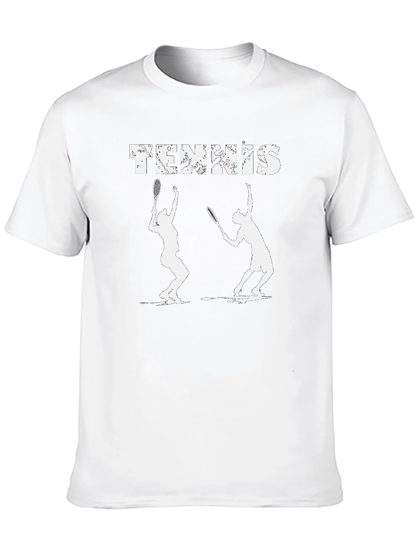 Tennis Silhouette Graphic T-Shirt