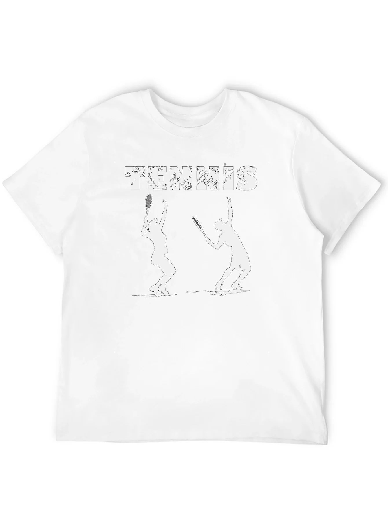 Tennis Silhouette Graphic T-Shirt