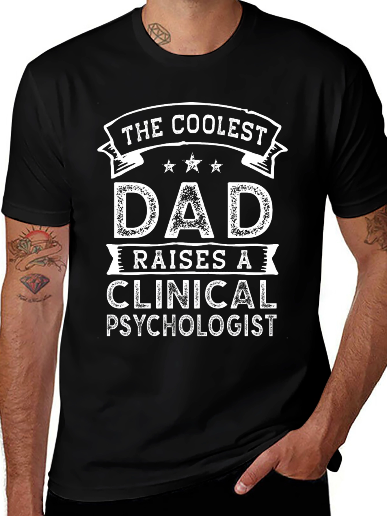 Coolest Dad Raises A Clinical Psychologist T-Shirt