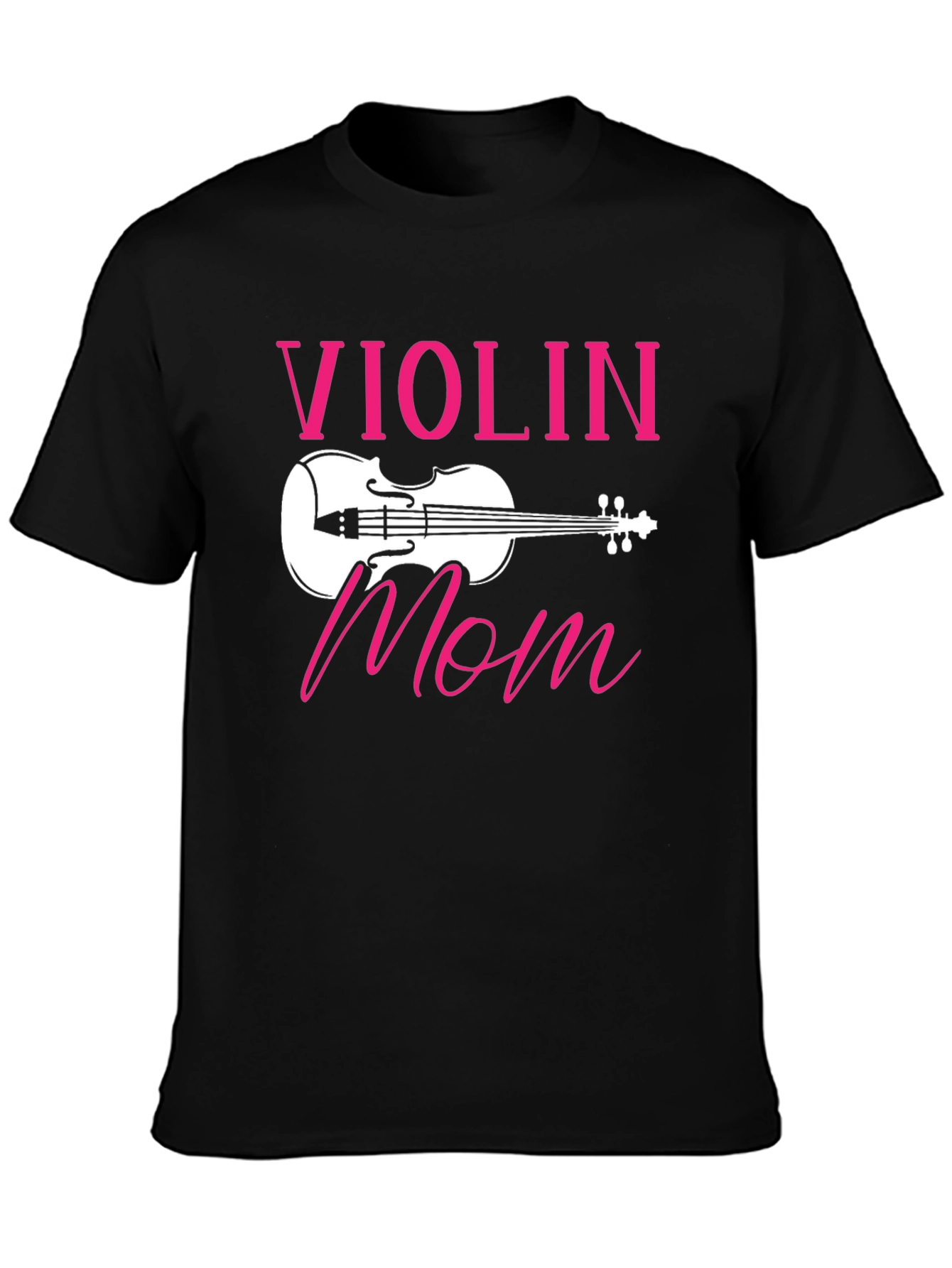Violin Mom T-Shirt - Musical Gift for Mothers