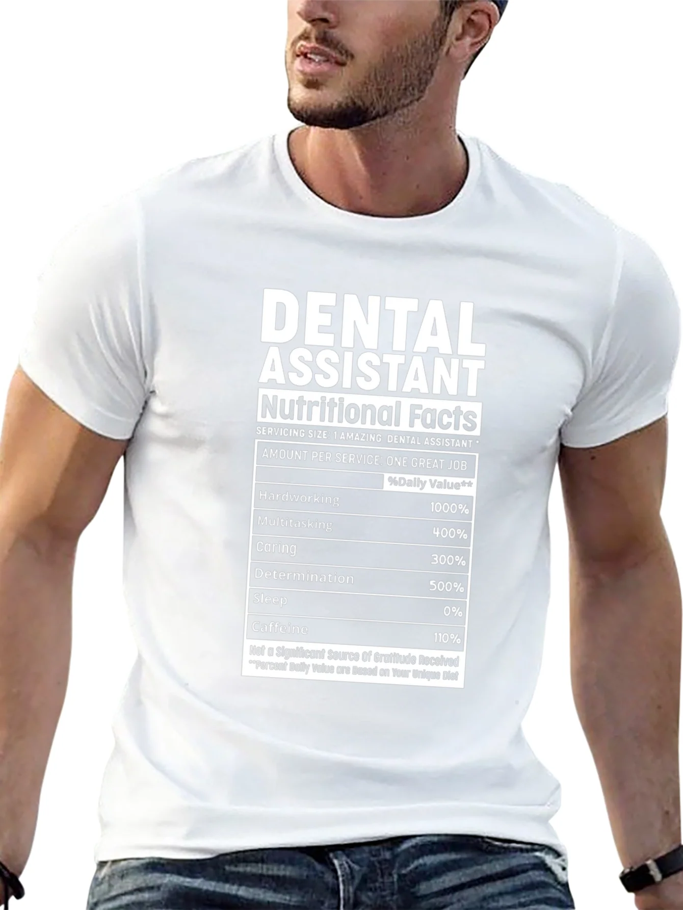 Dental Assistant Nutritional Facts T-Shirt