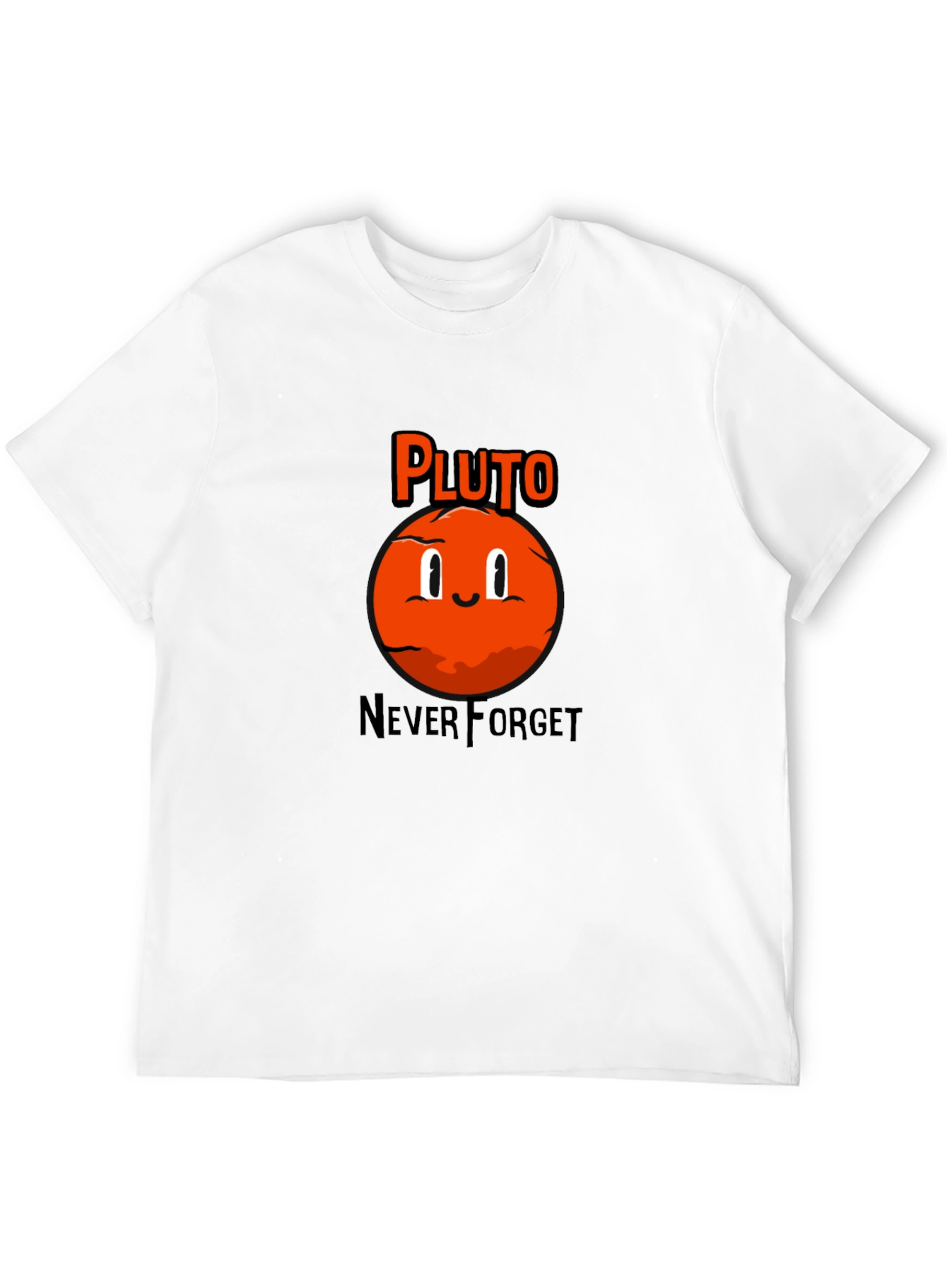 Pluto Never Forget Black T-Shirt