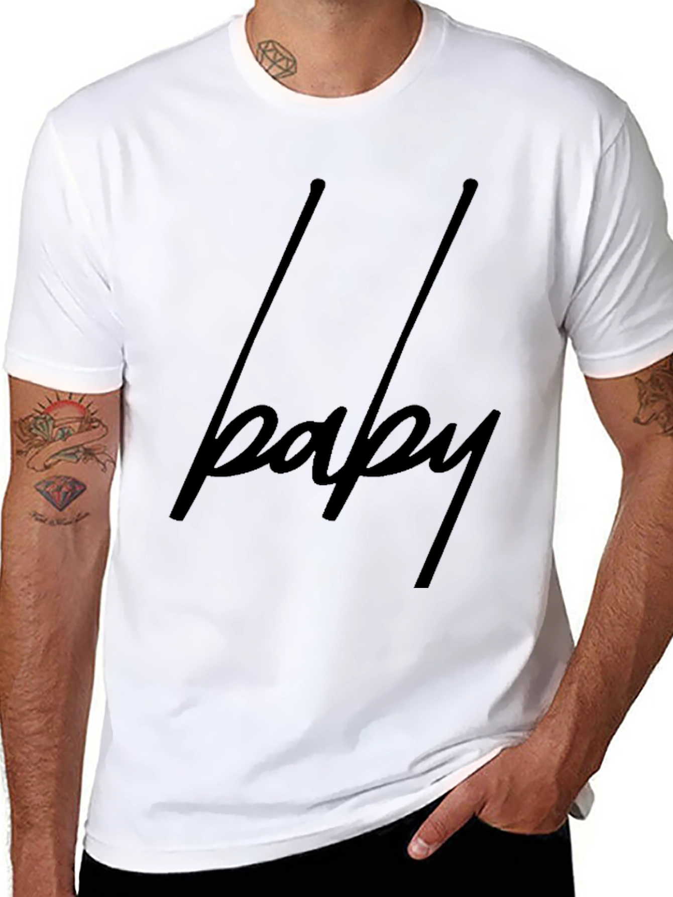 Black baby T-Shirt - Modern Casual Wear
