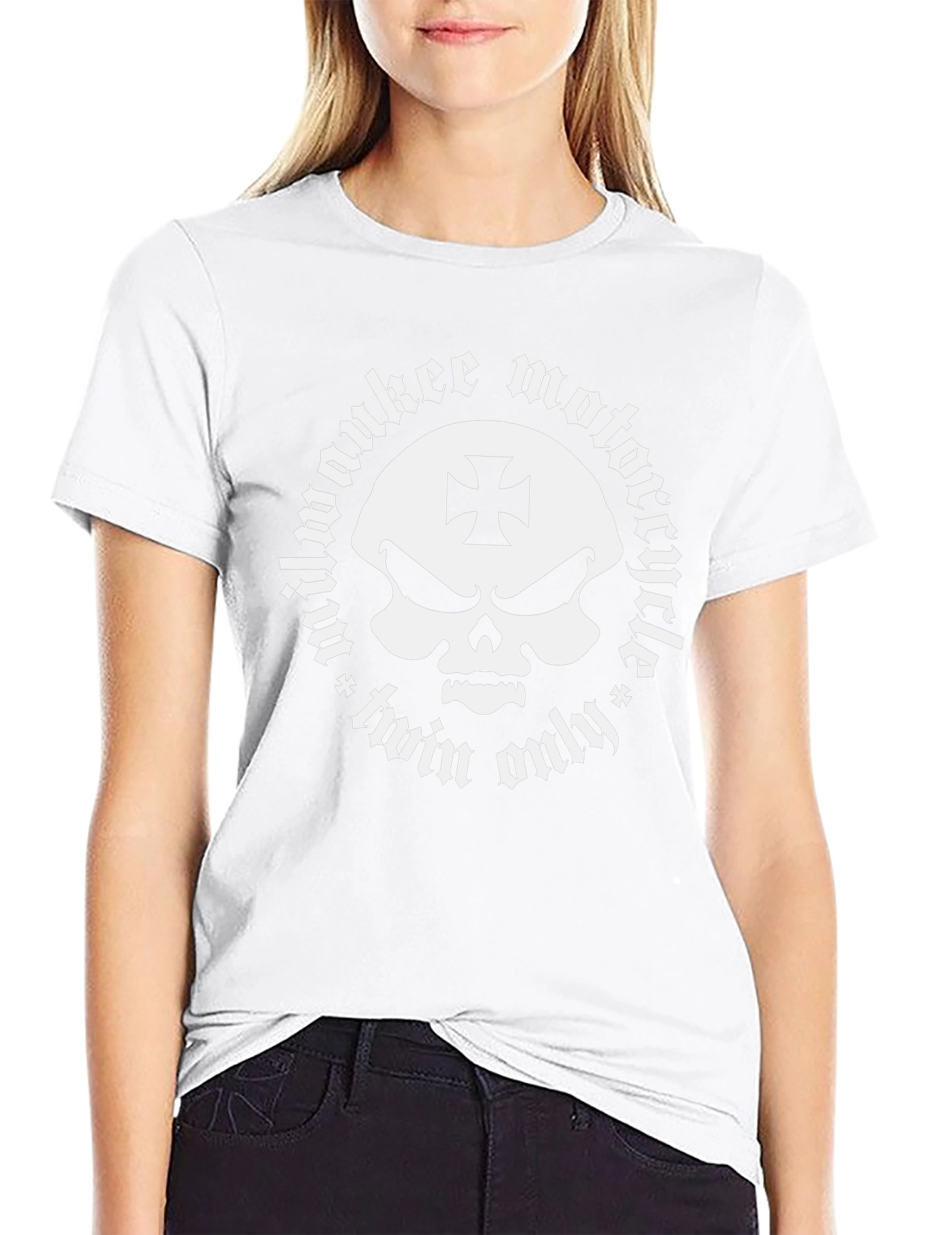 Milwaukee Motorcycle Skull T-Shirt