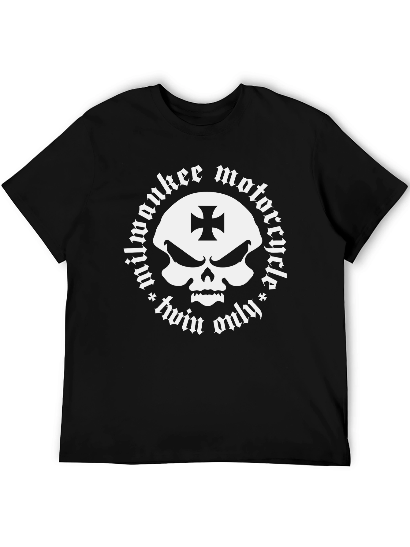 Milwaukee Motorcycle Skull T-Shirt