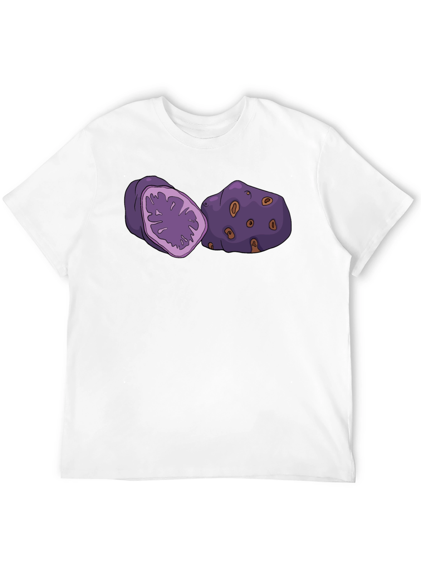 Purple Yam Graphic Tee - Funny Potato Shirt