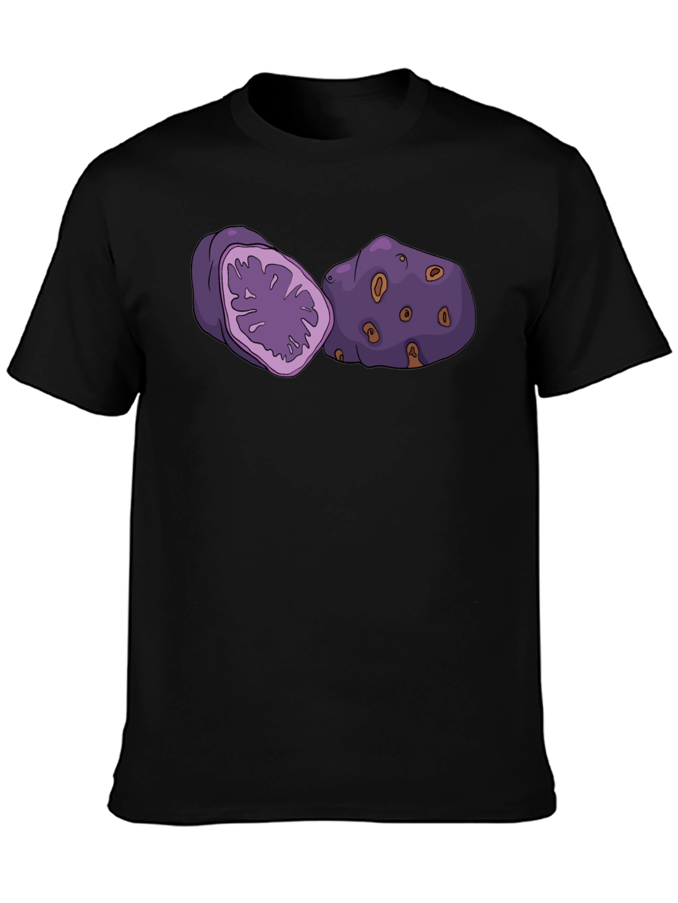 Purple Yam Graphic Tee - Funny Potato Shirt