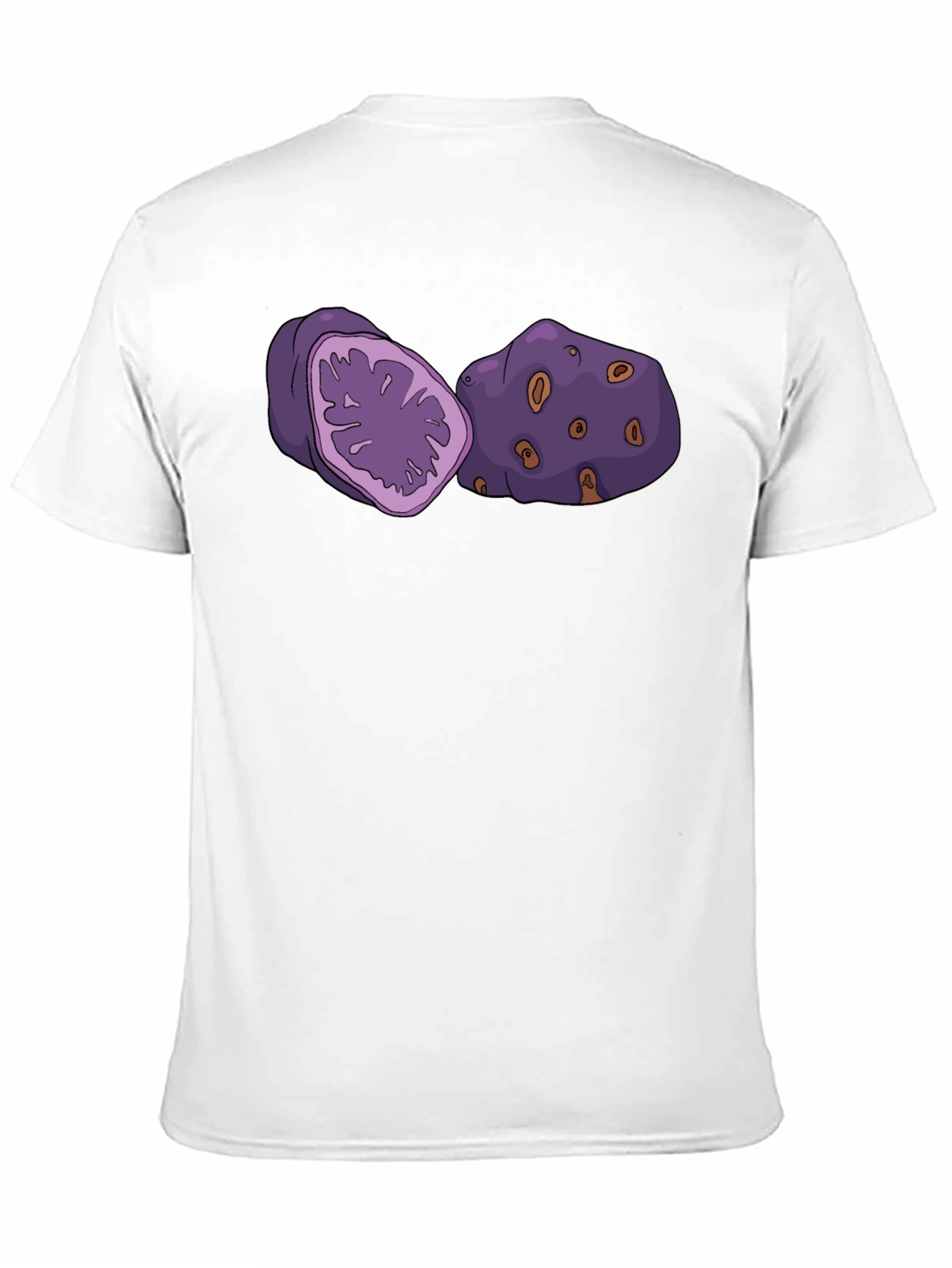 Purple Yam Graphic Tee - Funny Potato Shirt