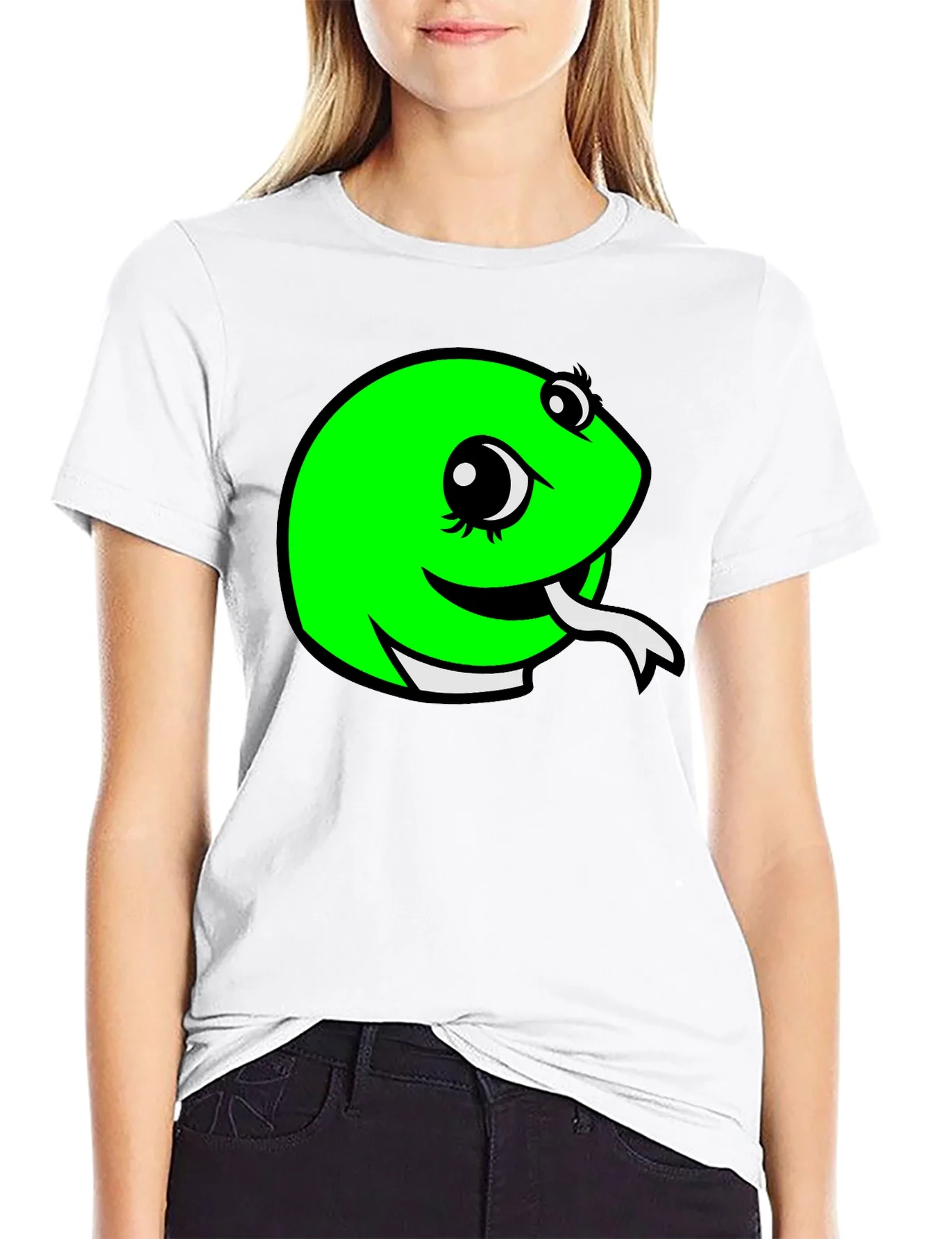 Snake Graphic Tee - Black Cotton T-Shirt