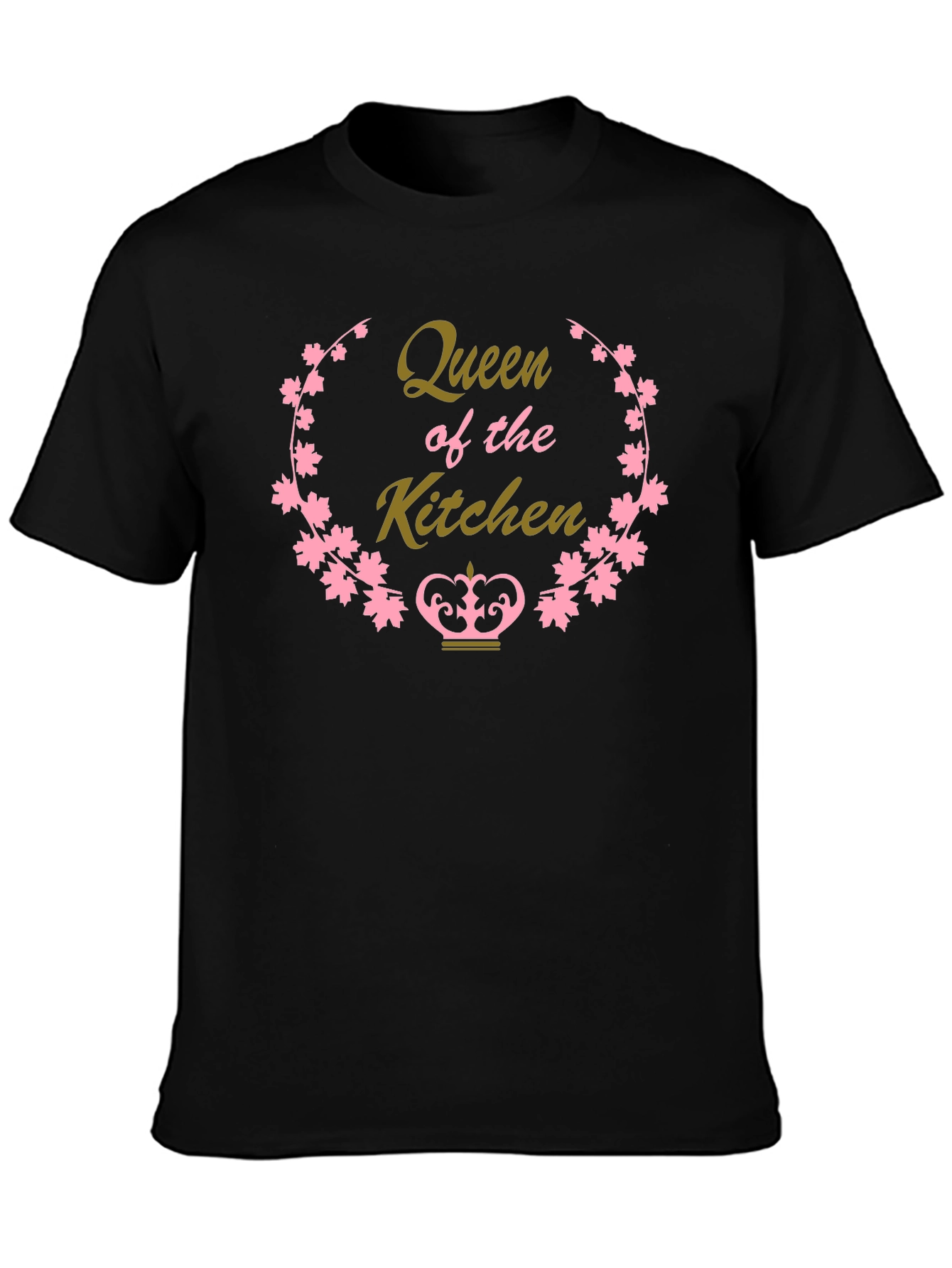 Queen of the Kitchen Black T-Shirt