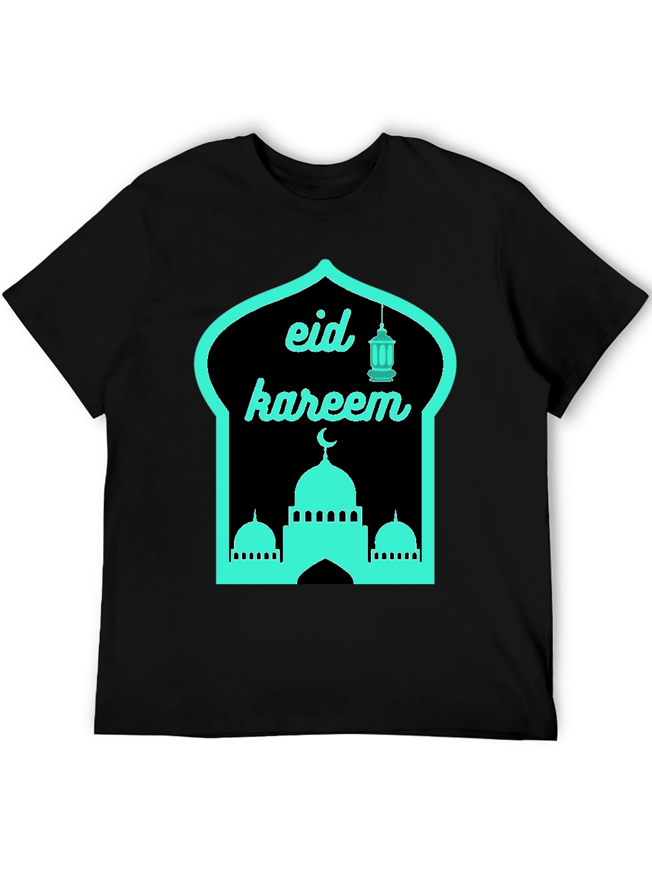 Eid Kareem T-Shirt - Mosque Lantern Design