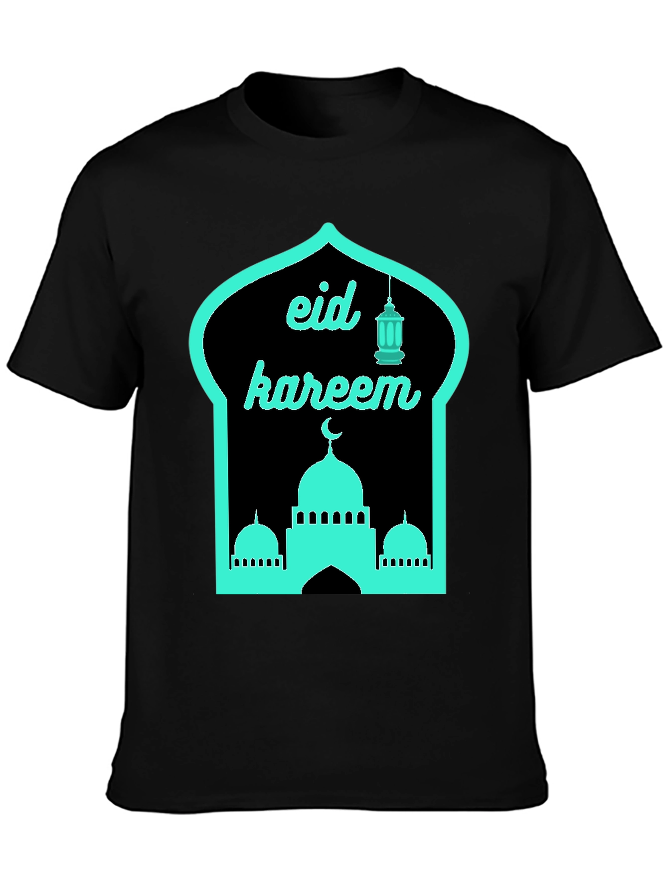 Eid Kareem T-Shirt - Mosque Lantern Design