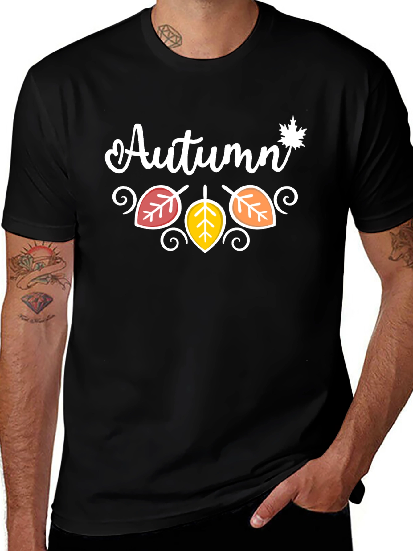 Autumn Leaves Graphic T-Shirt