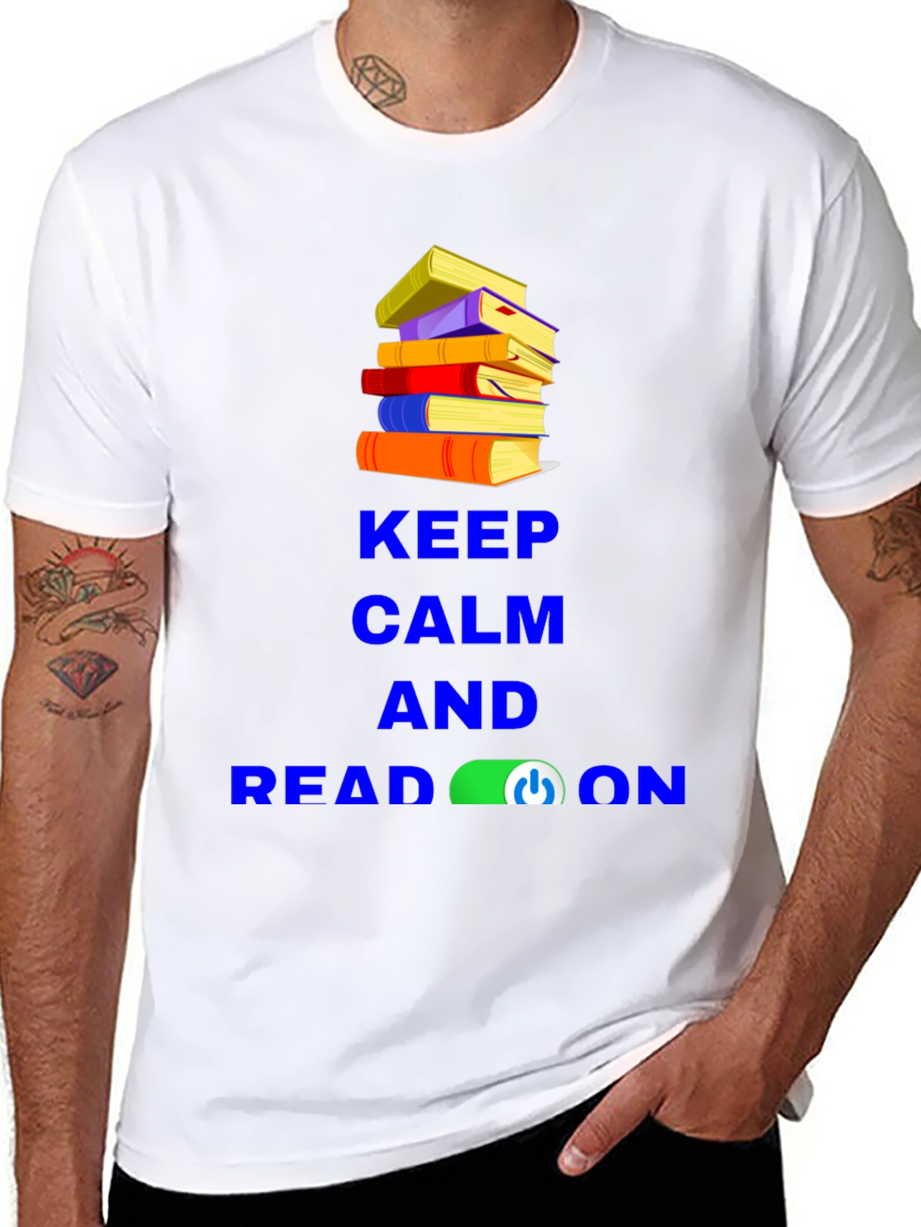 Keep Calm and Read On T-Shirt