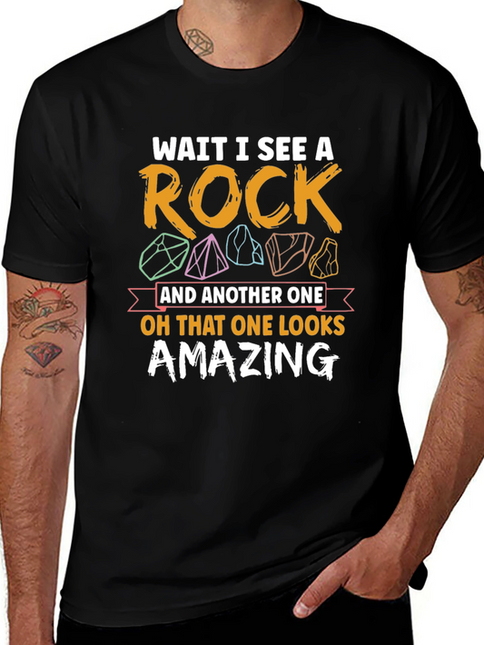 Wait I See a Rock Graphic Tee