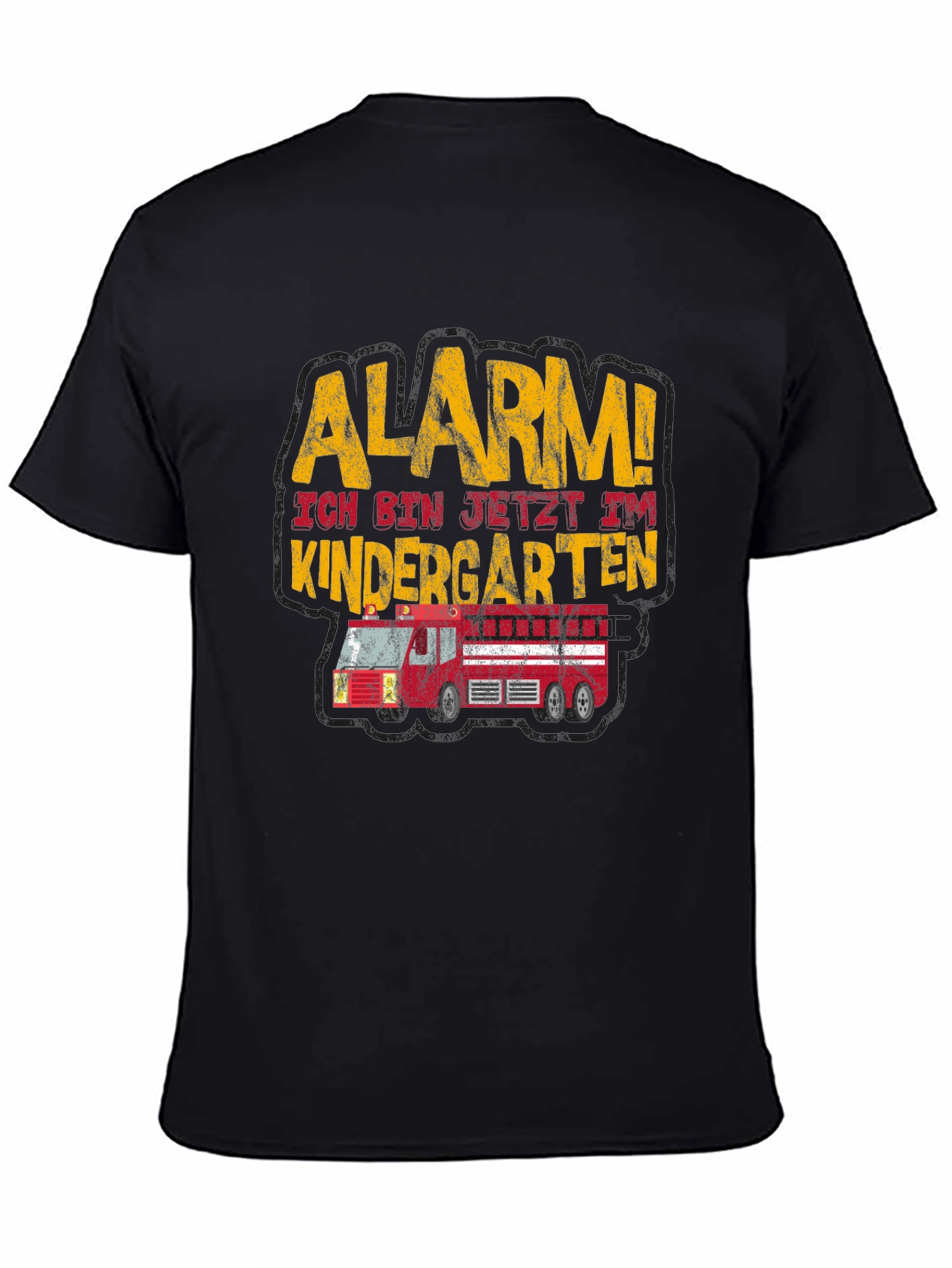 Alarm! Kindergarten T-Shirt - Fire Truck Design