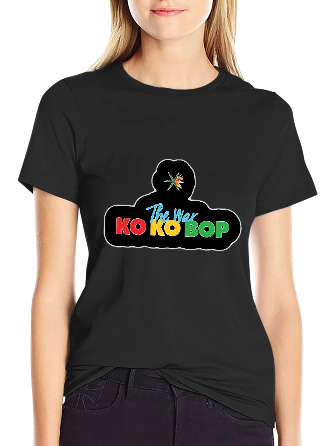 EXO KOKOBOP Black T-Shirt K-Pop Band Tee