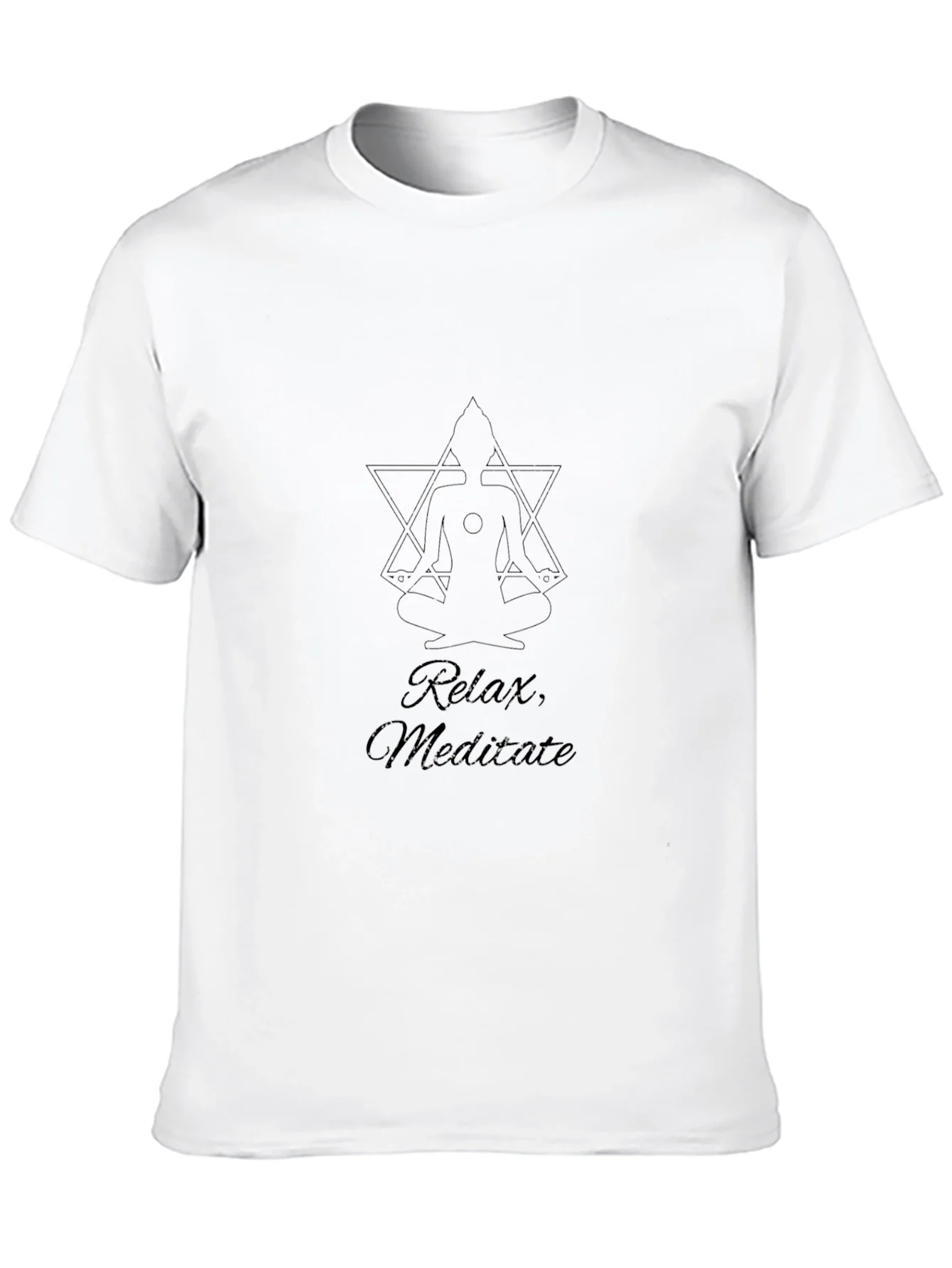 Relax Meditate Tee - Black