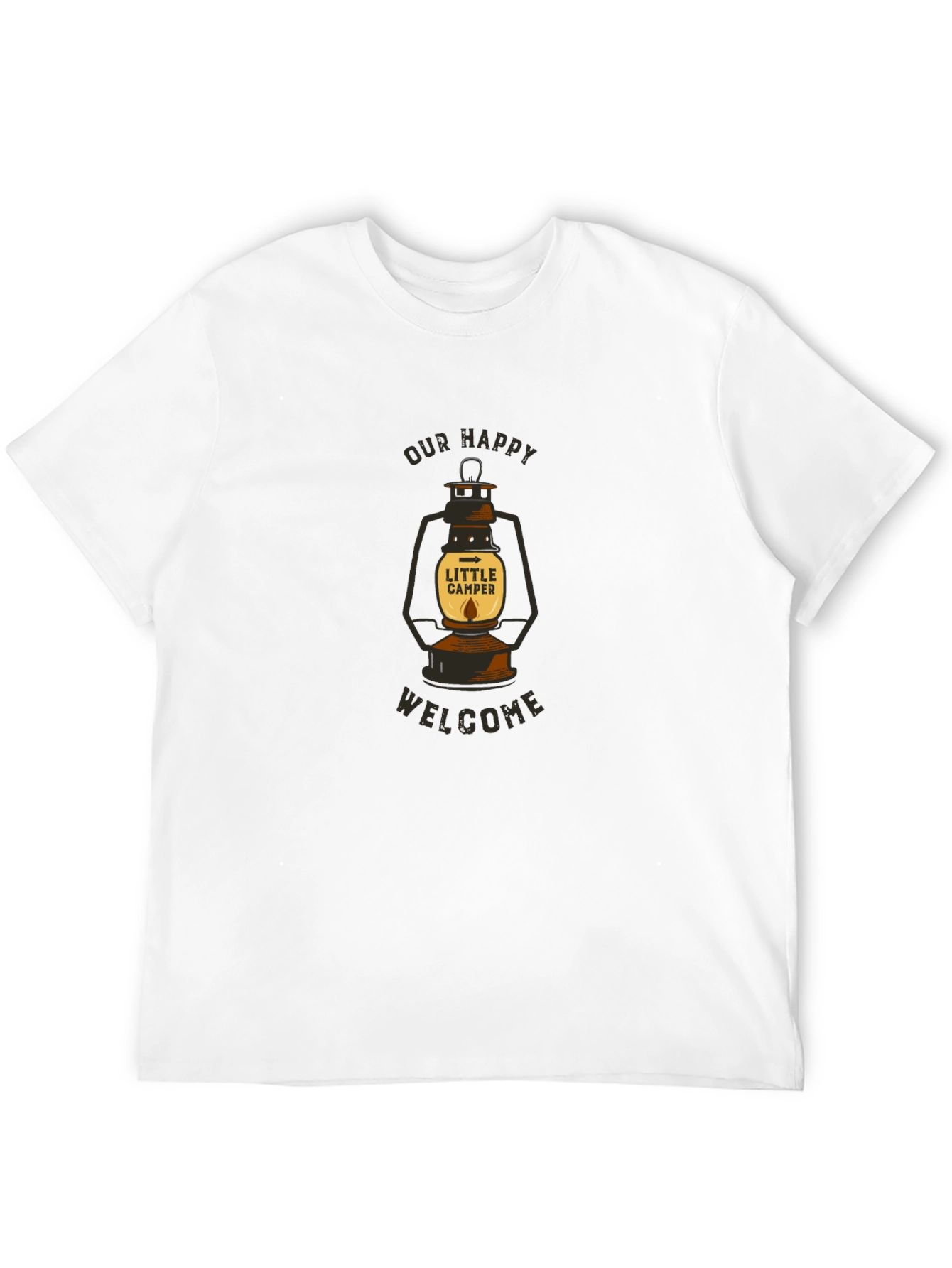Happy Camper Lantern Graphic Tee