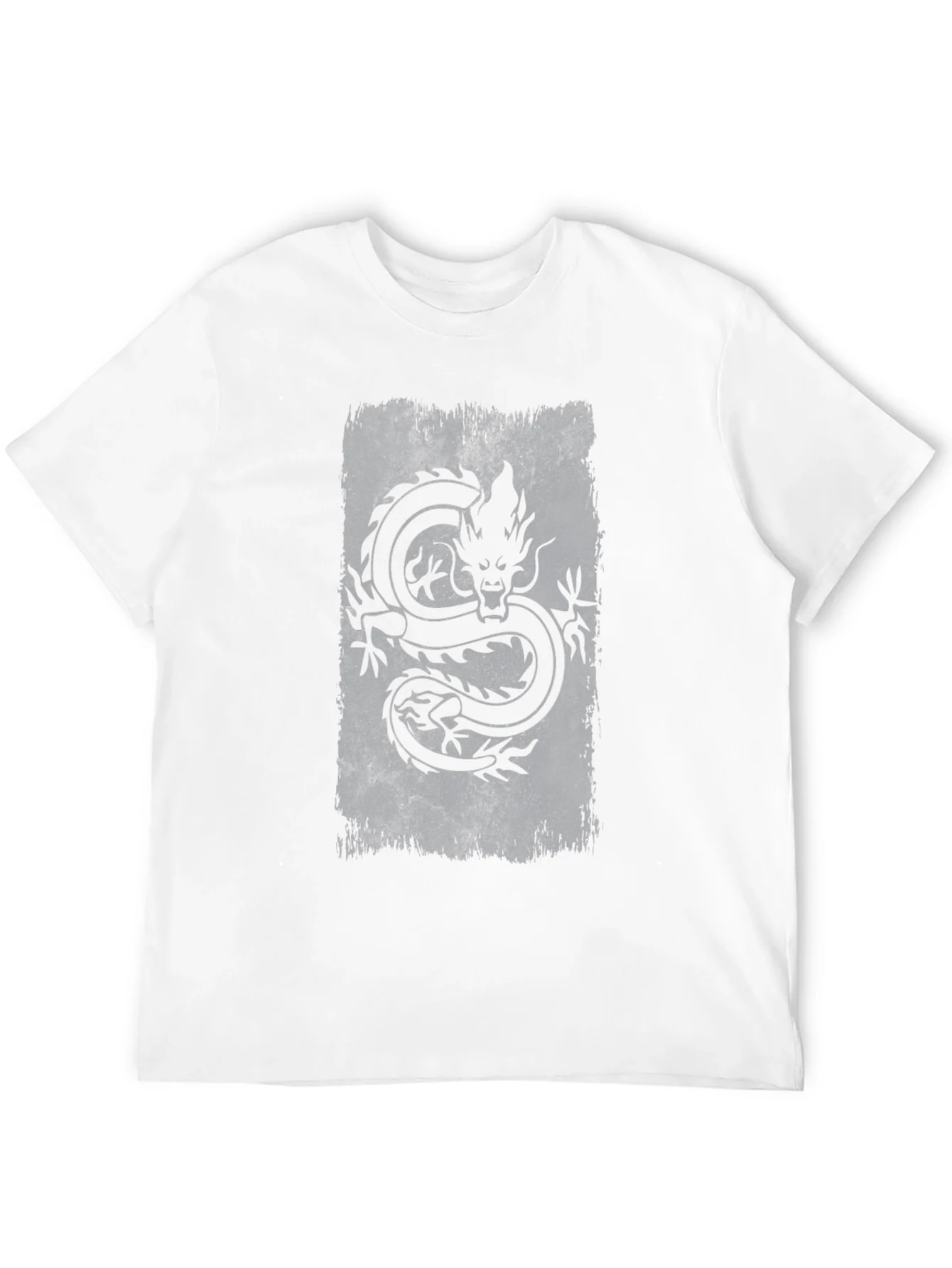 Dragon Graphic Tee - Mens Black Cotton T-Shirt