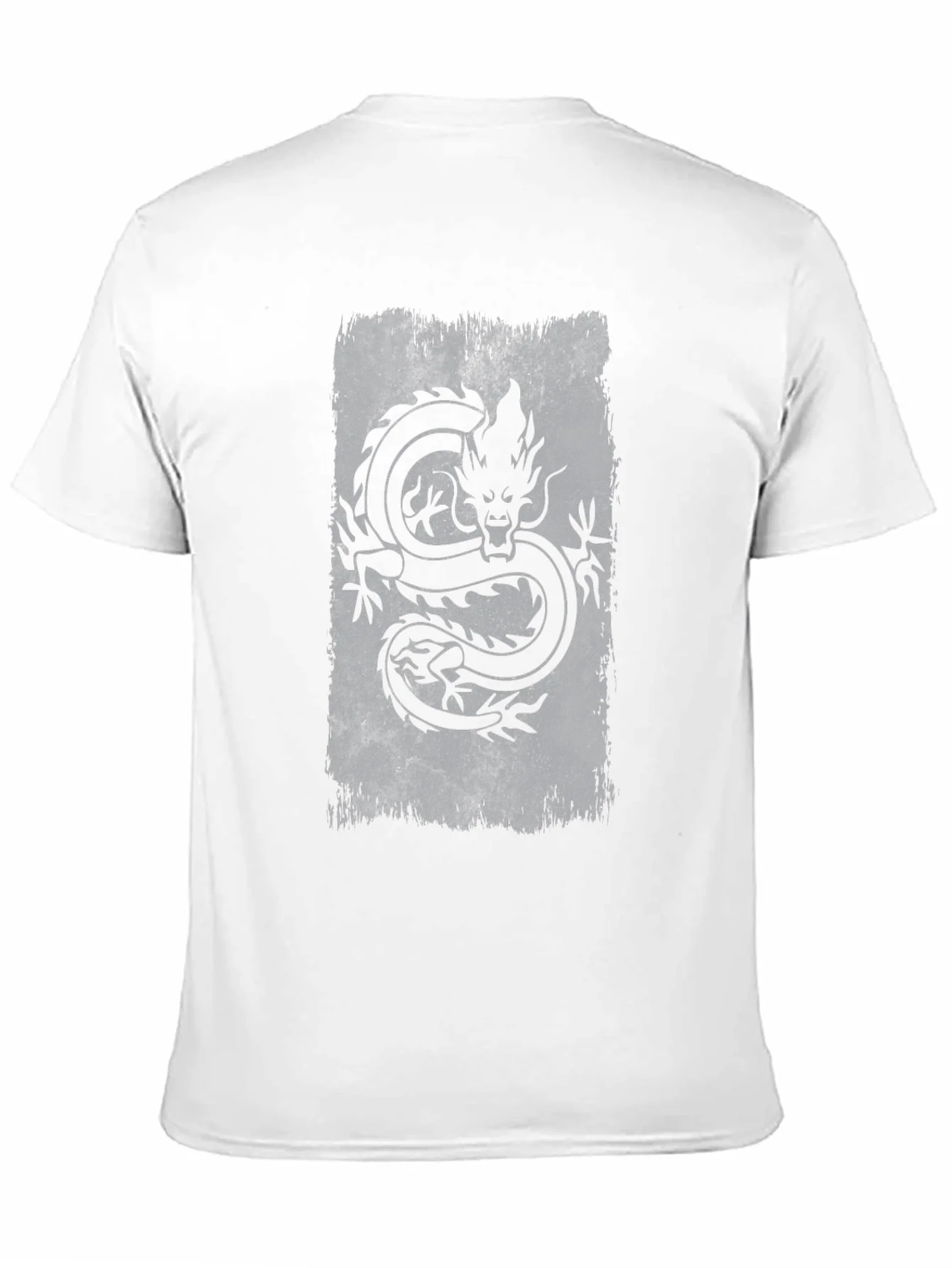 Dragon Graphic Tee - Mens Black Cotton T-Shirt