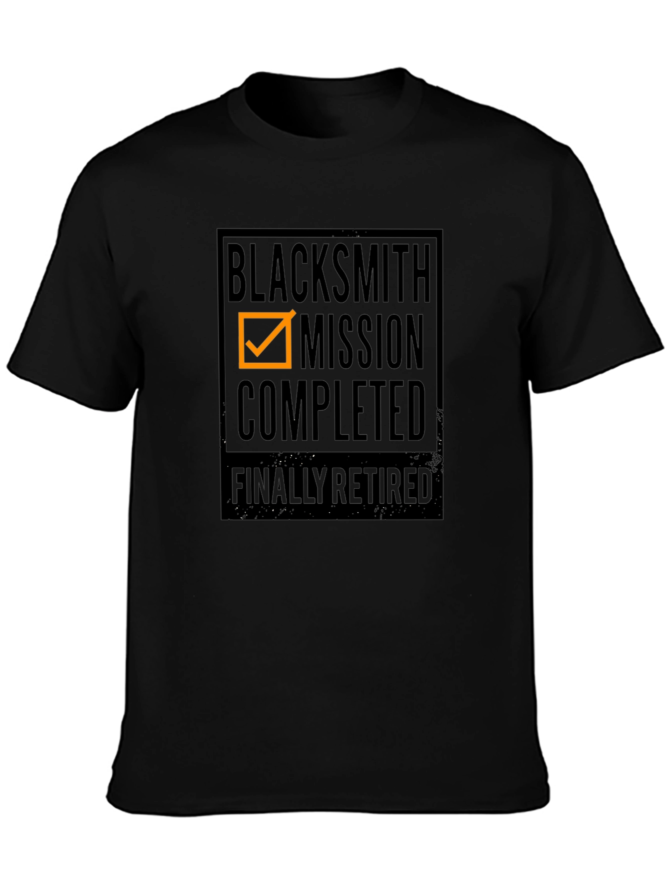 Blacksmith Mission Completed Retirement T-Shirt