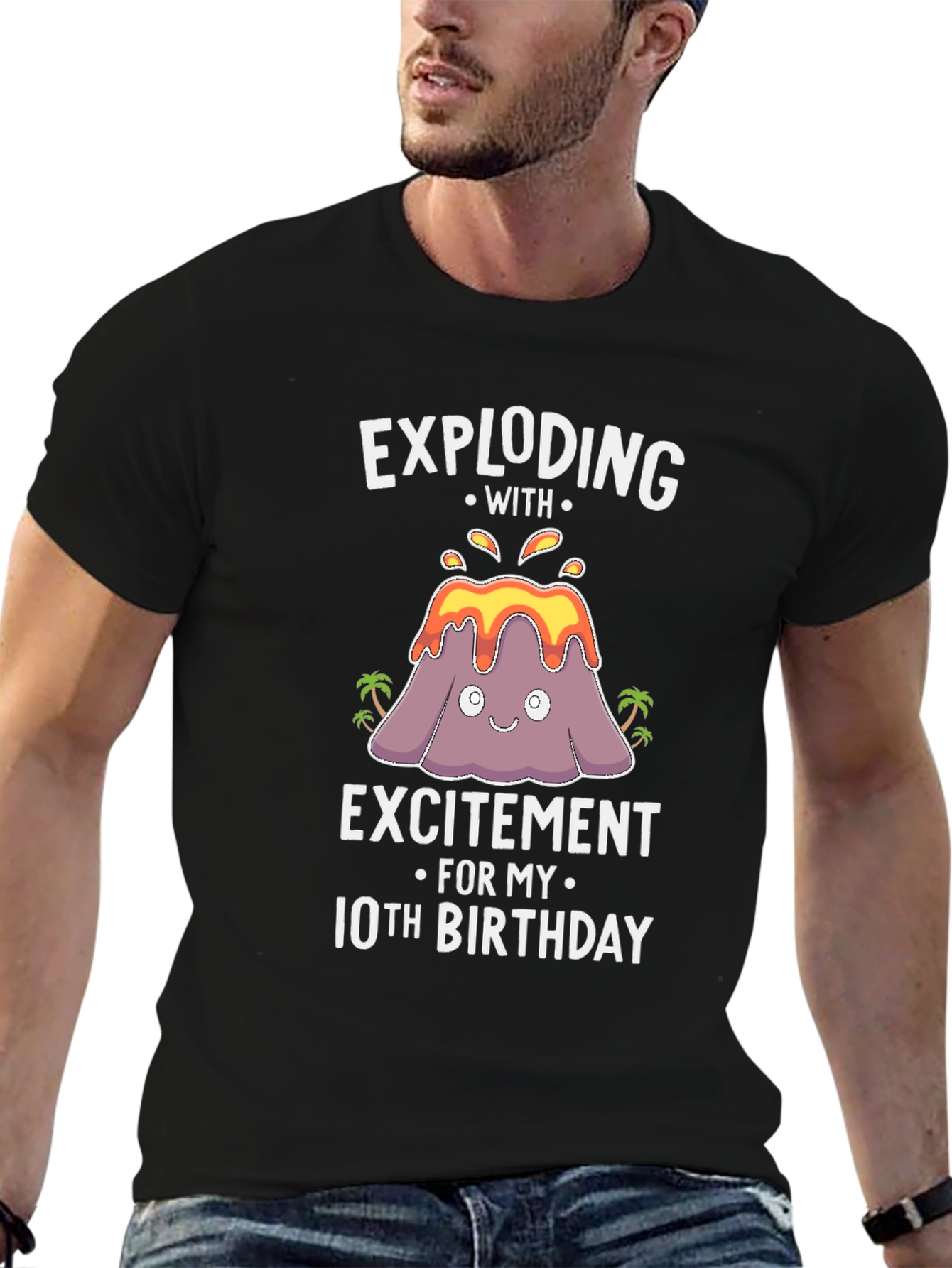 Exploding with Excitement 10th Birthday T-Shirt