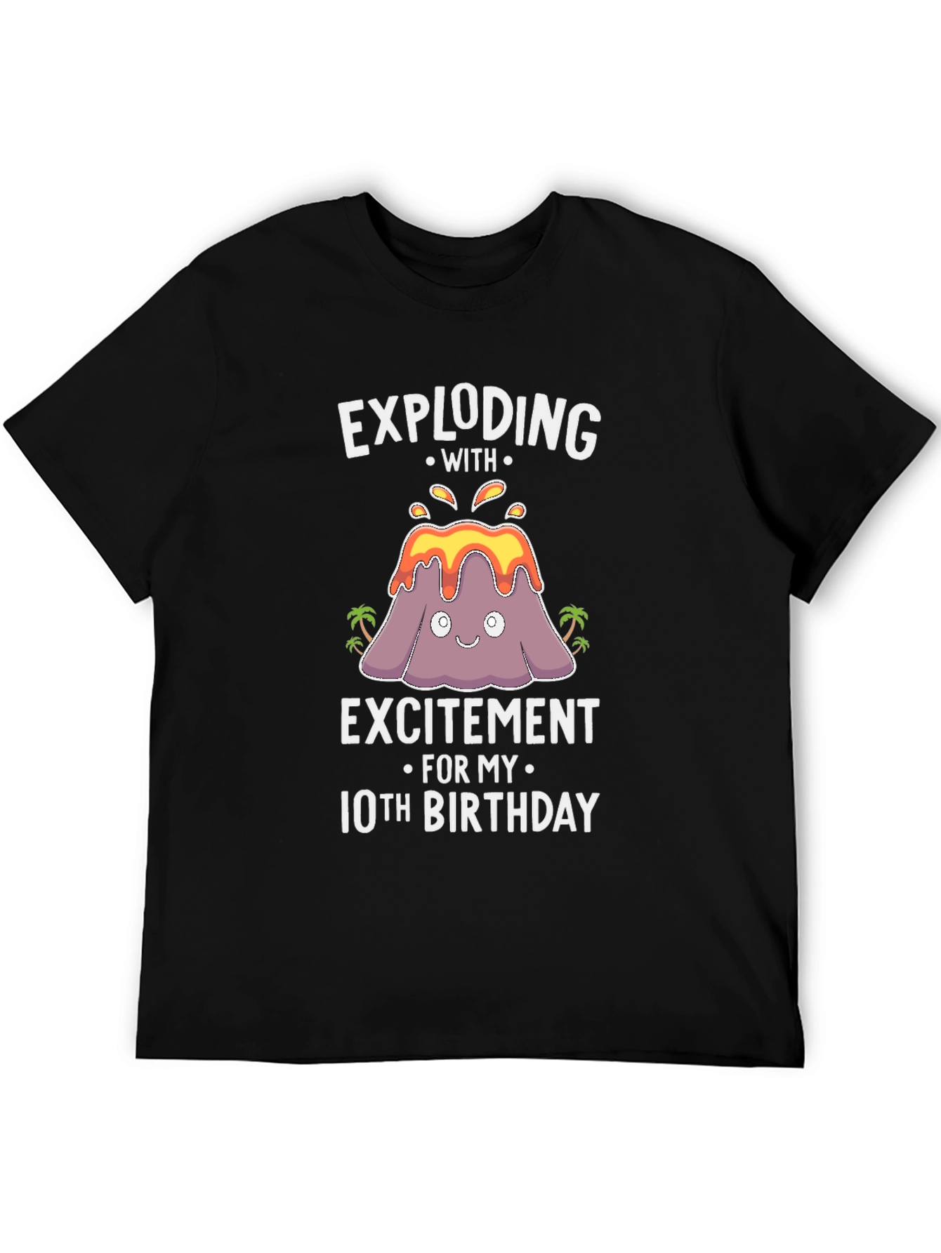 Exploding with Excitement 10th Birthday T-Shirt