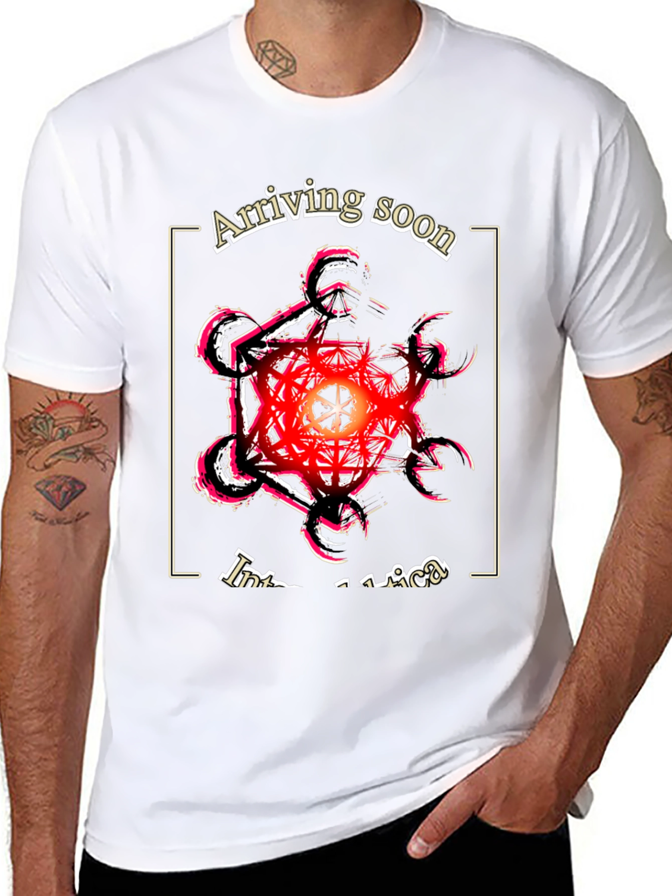 Arriving Soon T-Shirt - Intriguing Graphic Design
