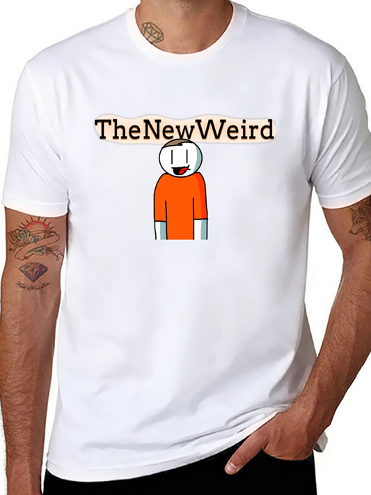The New Weird Graphic Tee - Black Cotton Blend