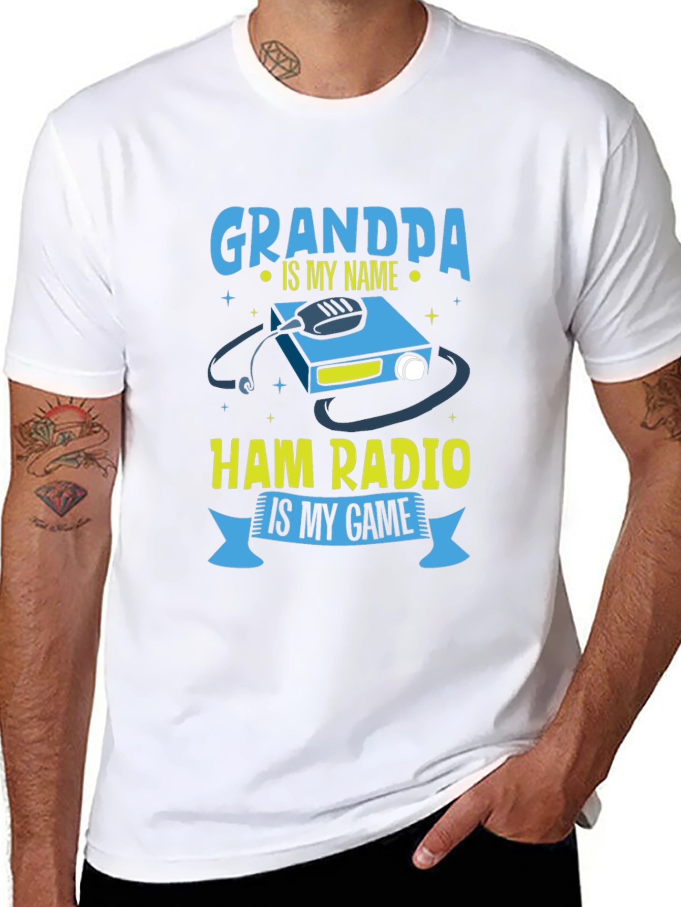 Grandpa Ham Radio T-Shirt - Hobbyist Apparel