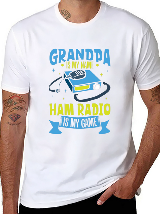 Grandpa Ham Radio T-Shirt - Hobbyist Apparel