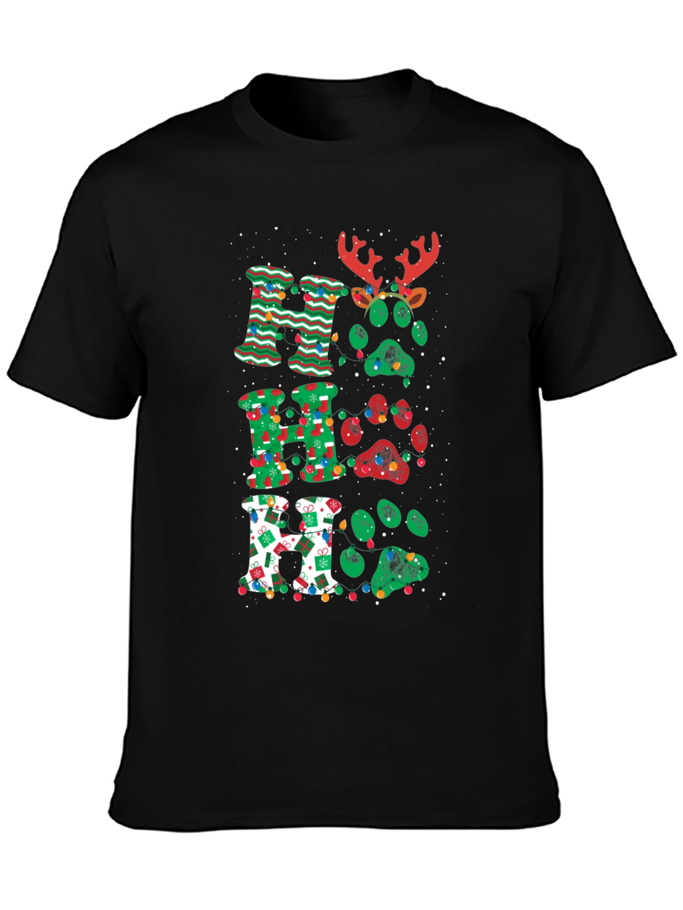 Festive Ho Ho Ho Christmas T-Shirt