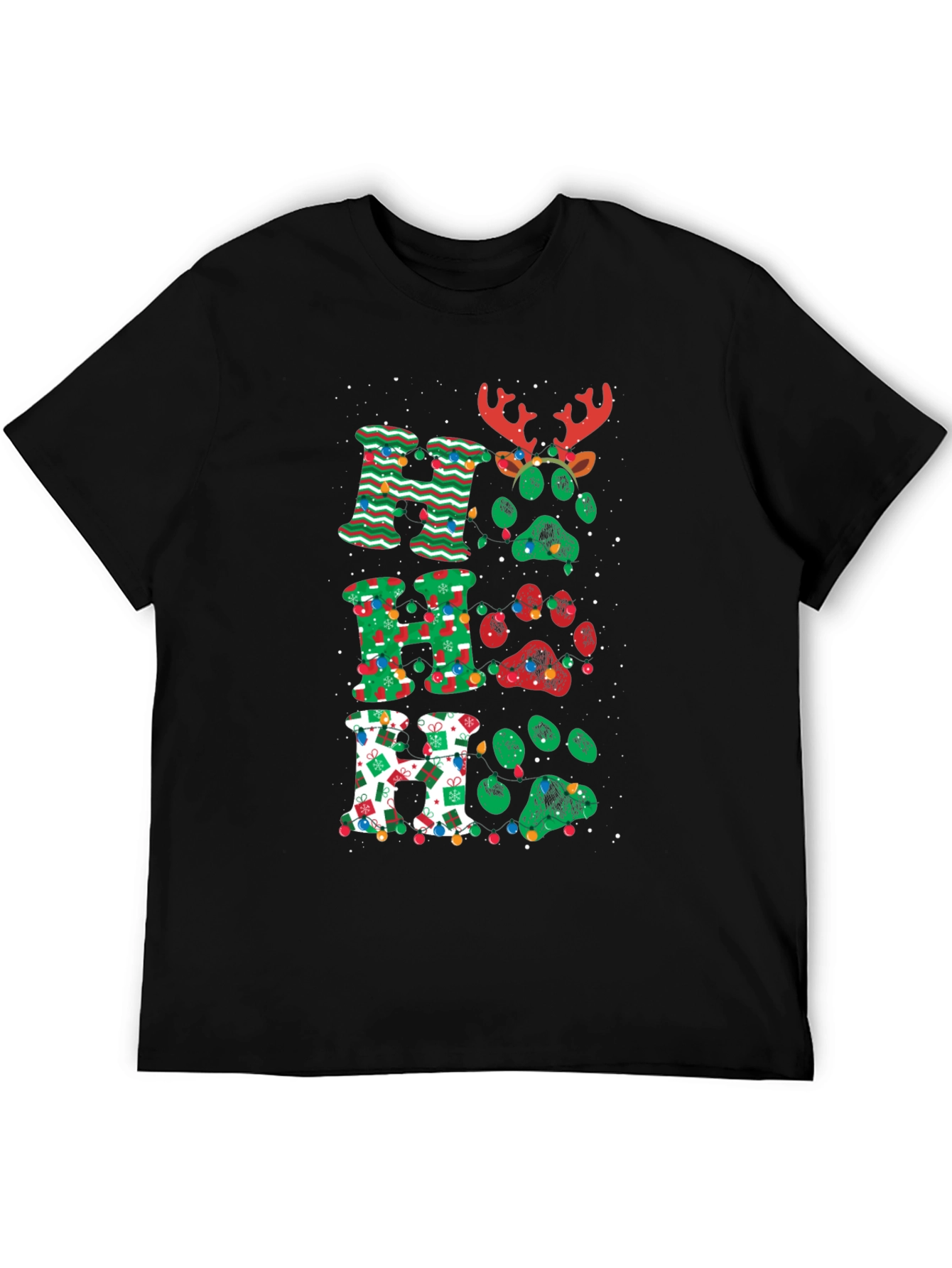 Festive Ho Ho Ho Christmas T-Shirt