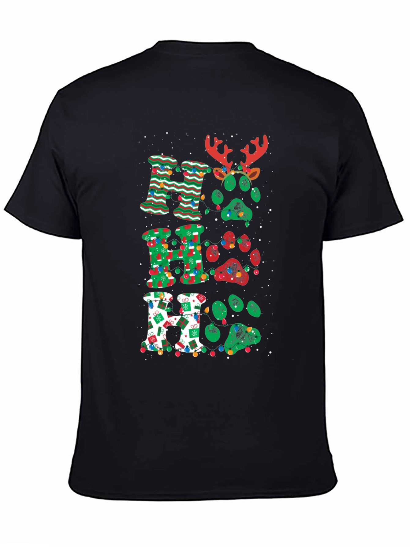 Festive Ho Ho Ho Christmas T-Shirt