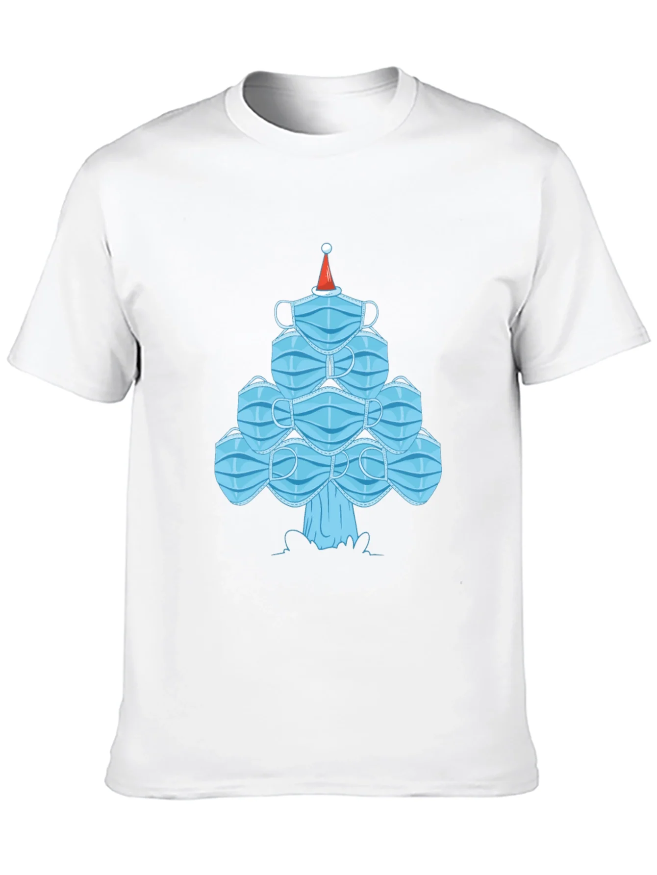 Christmas Mask Tree Tee - Holiday Gift