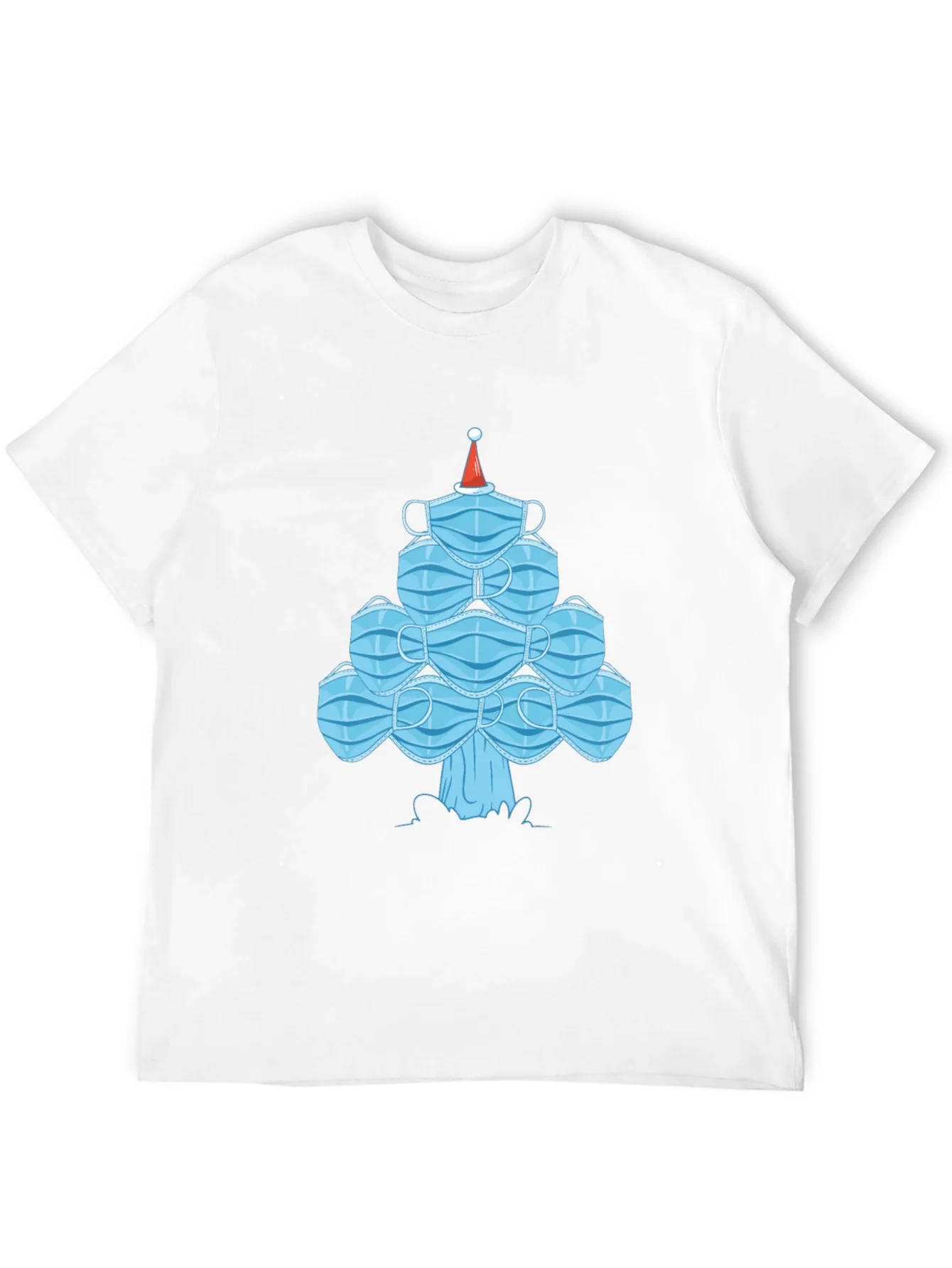 Christmas Mask Tree Tee - Holiday Gift