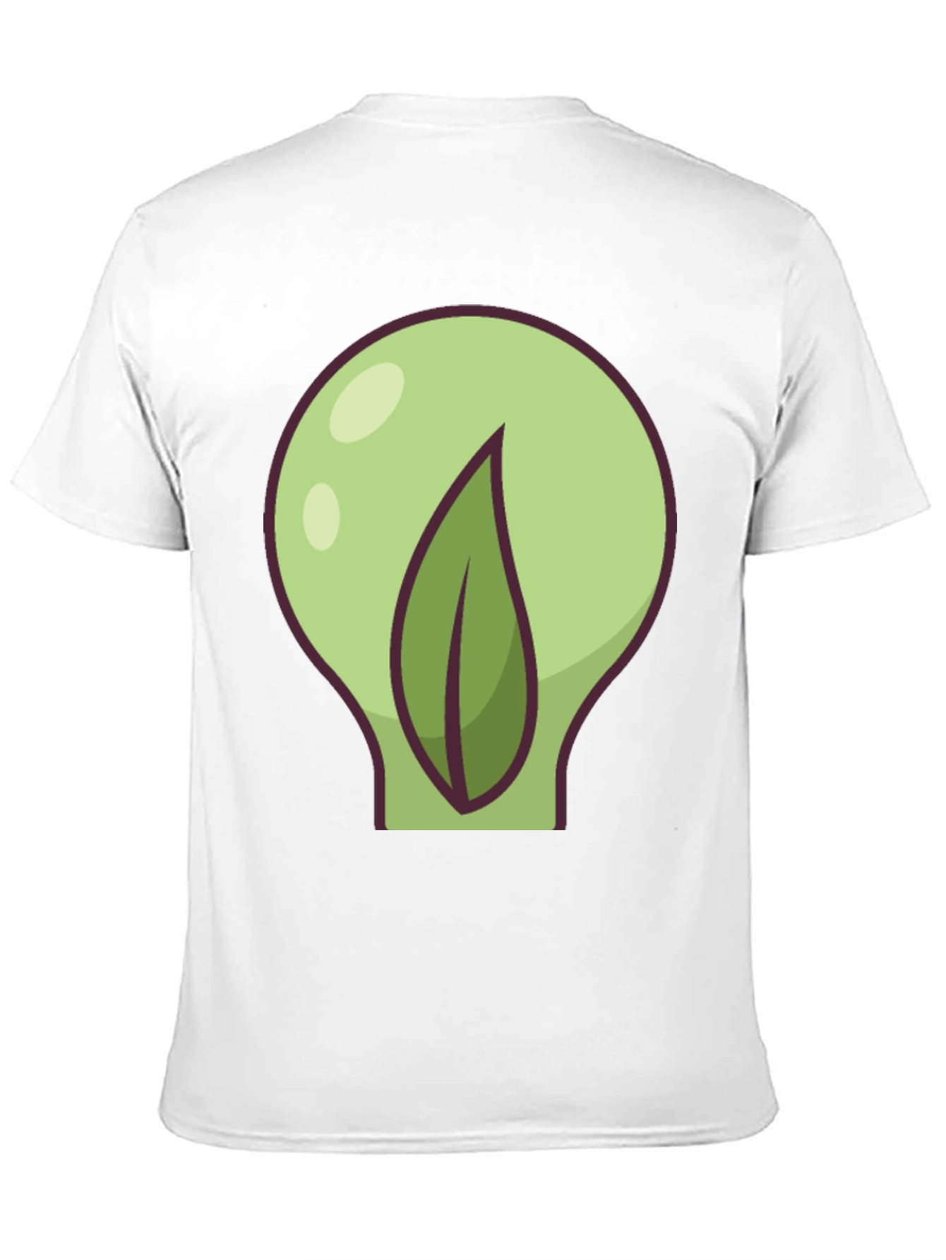 Leaf Bulb Black T-Shirt