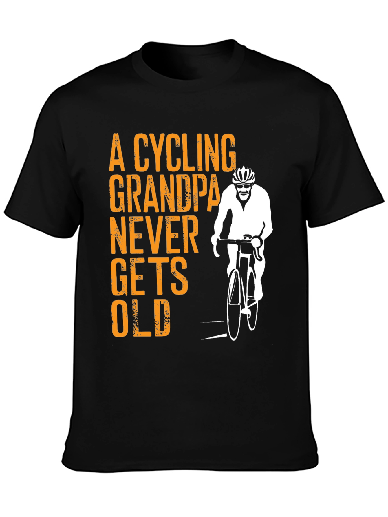 Cycling Grandpa T-Shirt - Never Gets Old!