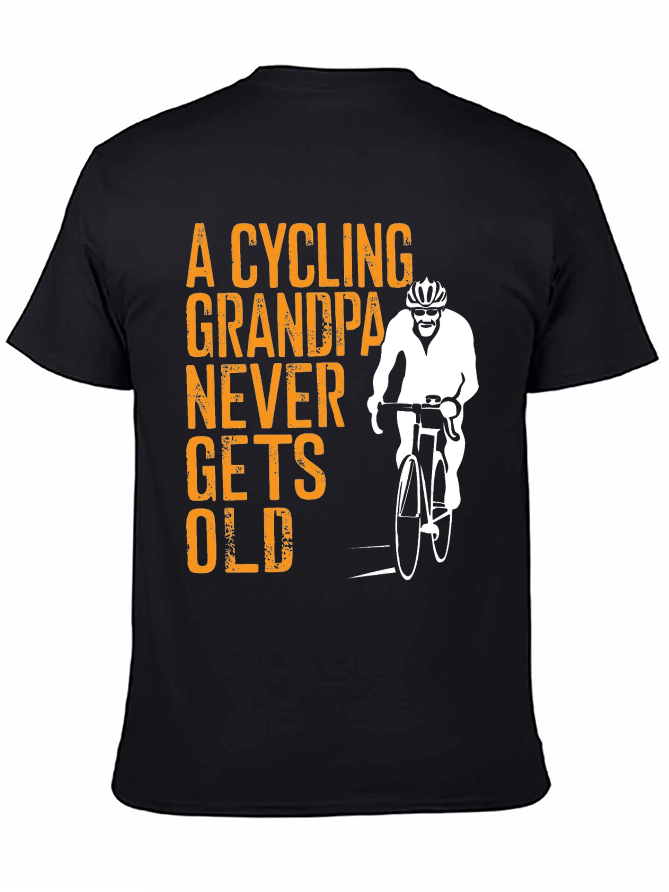 Cycling Grandpa T-Shirt - Never Gets Old!
