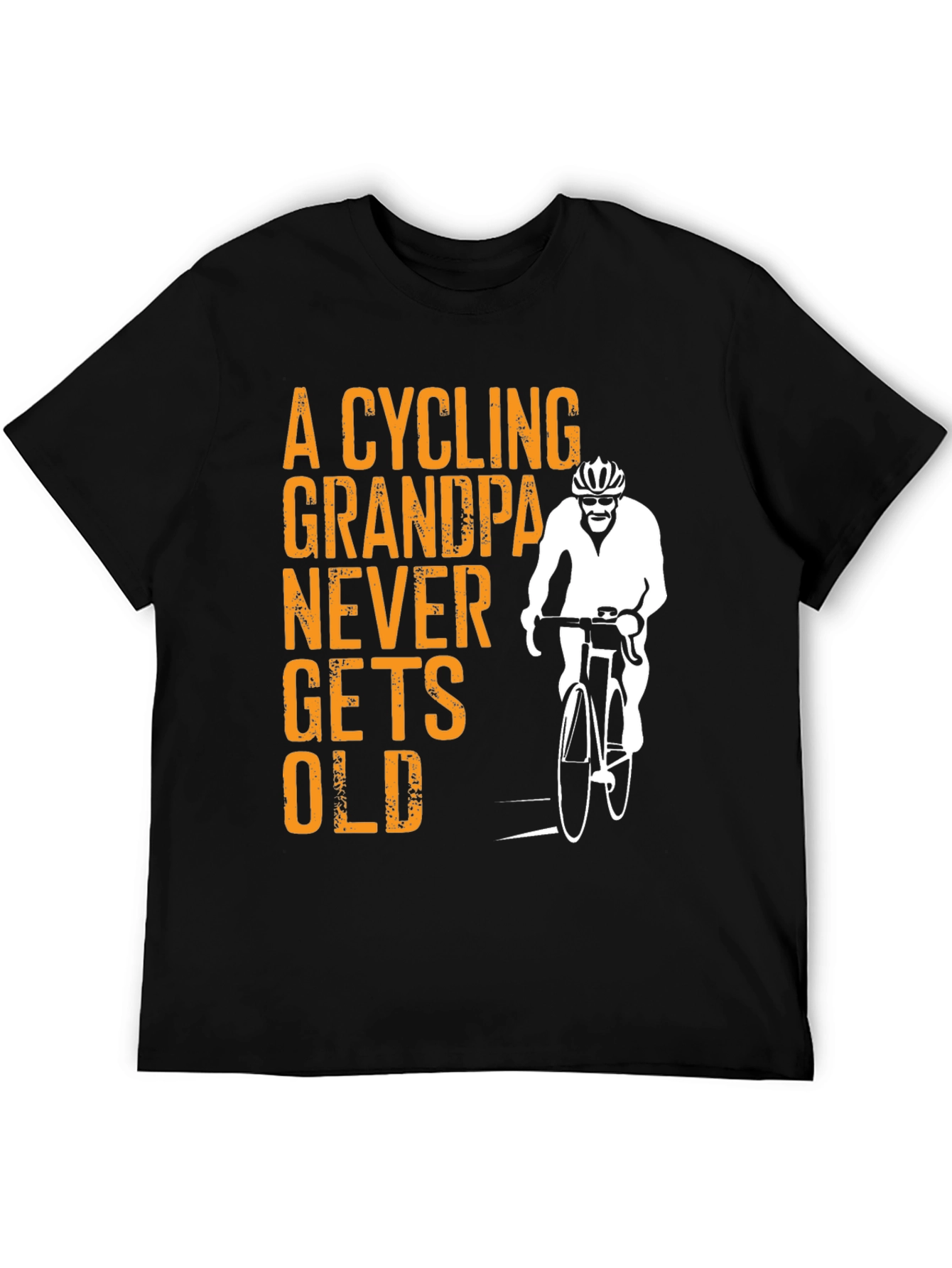Cycling Grandpa T-Shirt - Never Gets Old!