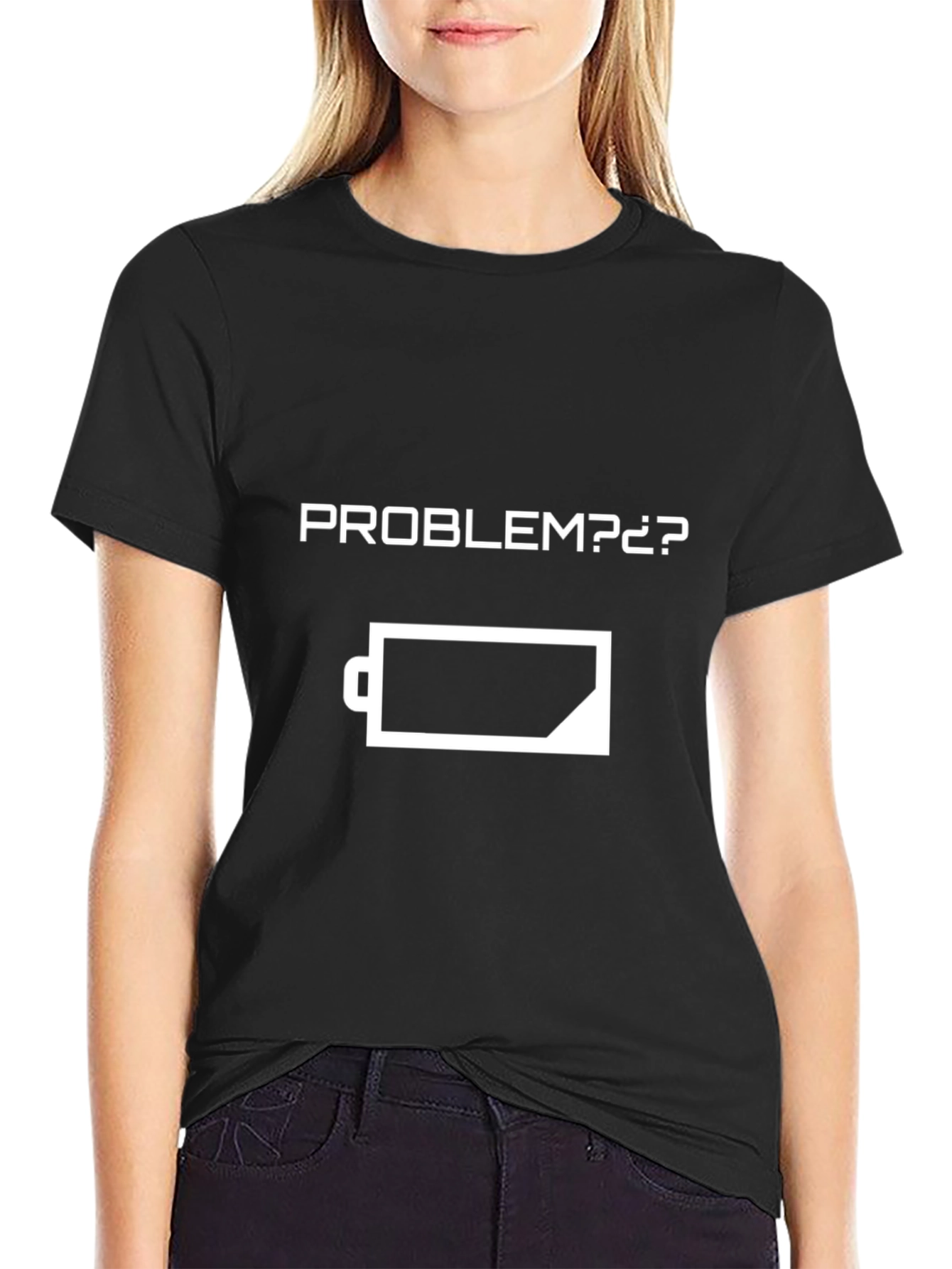 Problem? Low Battery Graphic T-Shirt