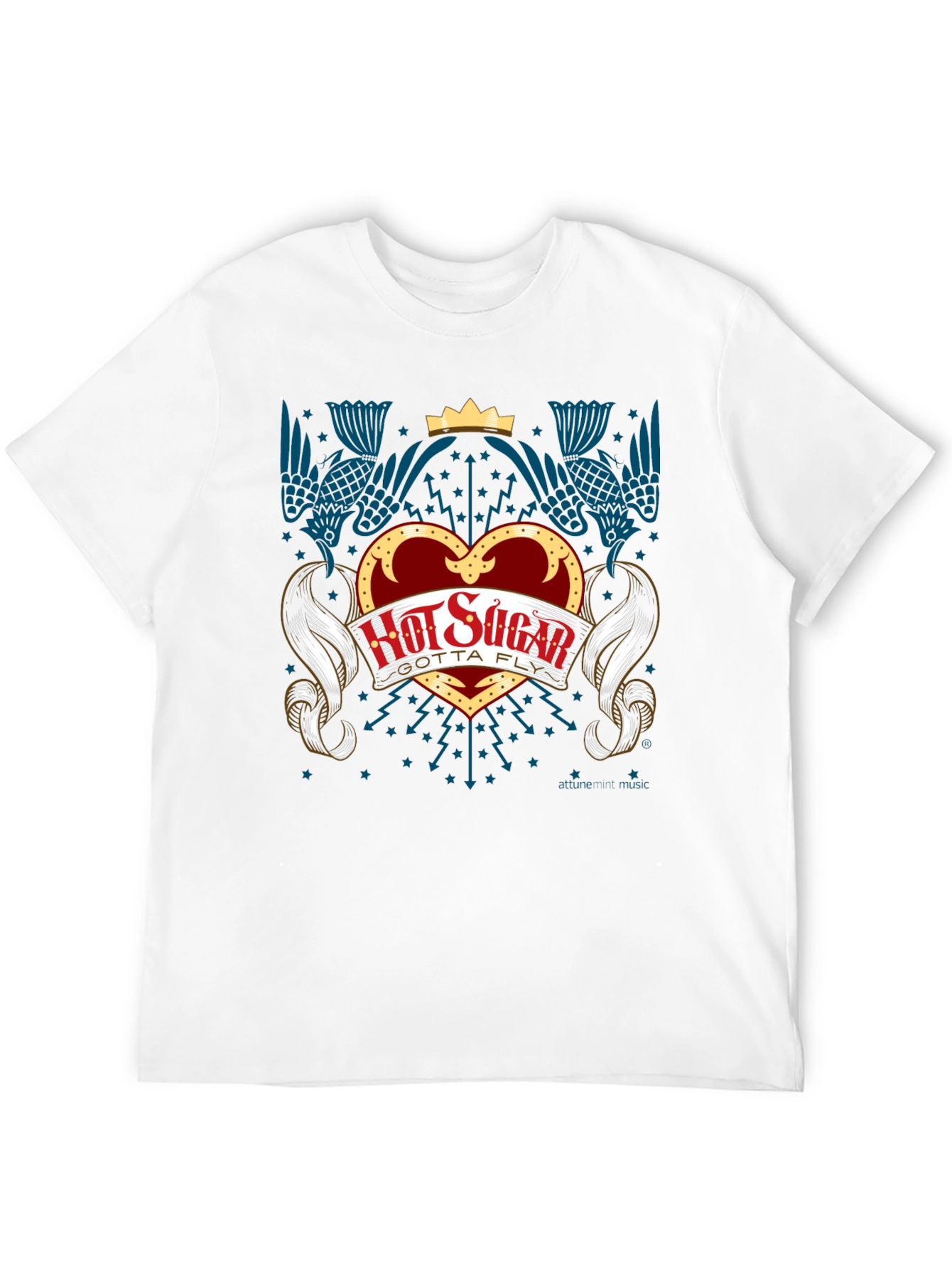Hot Sugar Gotta Fly Graphic Print Black T-Shirt