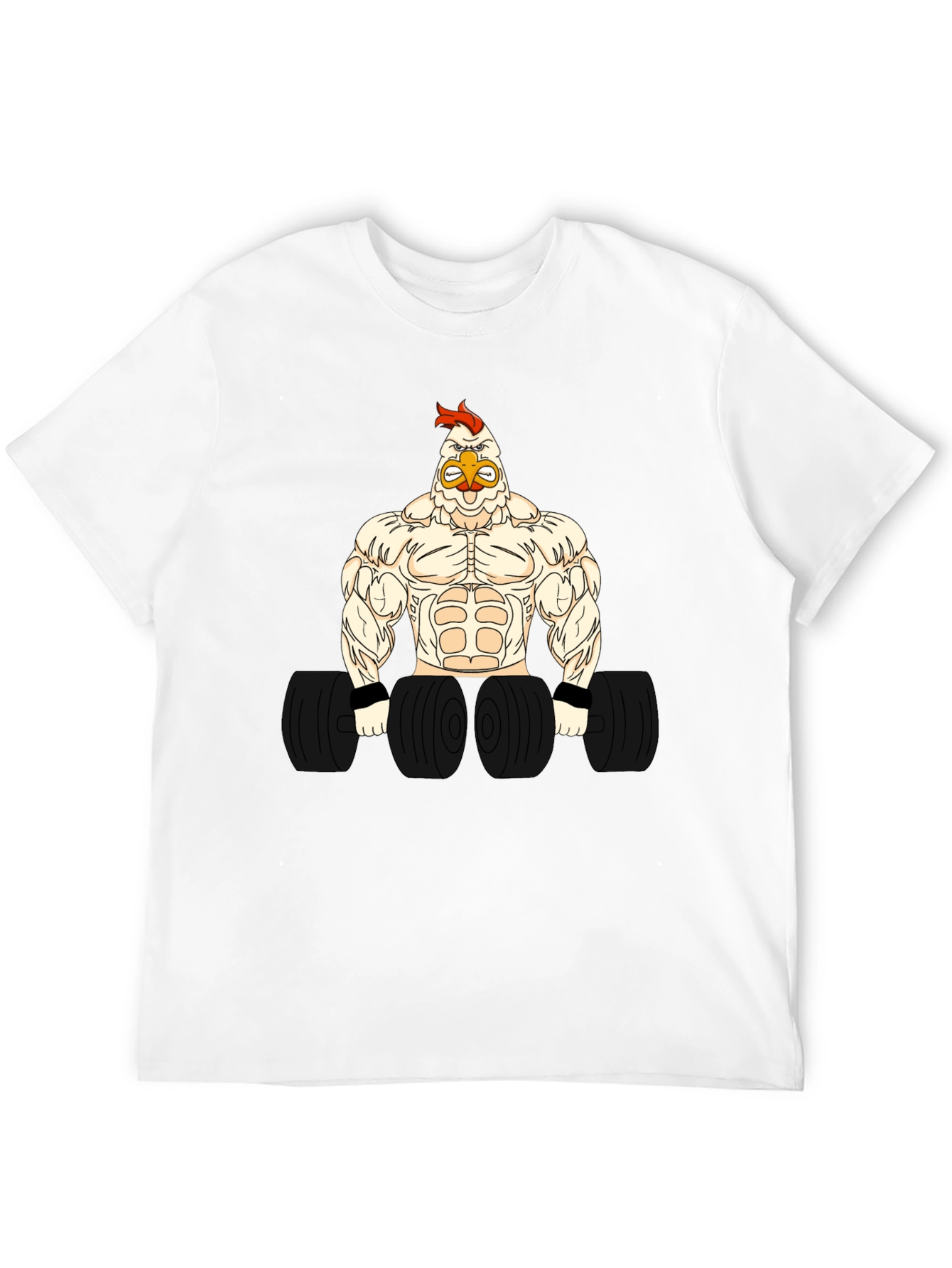 Muscle Chicken Graphic T-Shirt