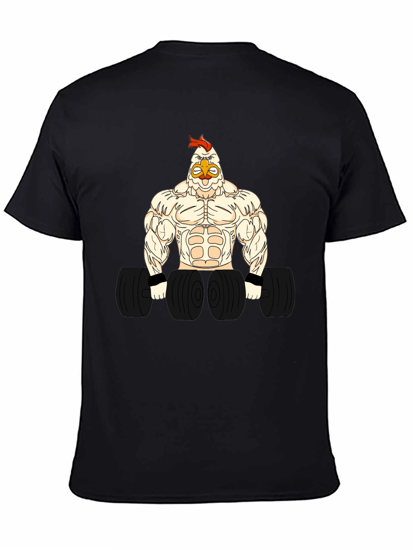 Muscle Chicken Graphic T-Shirt
